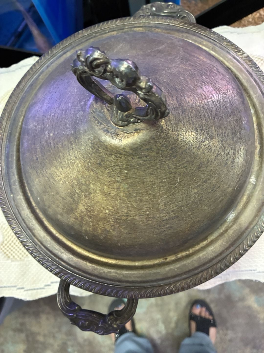 Leonard Silver-Plate Covered Casserole Serving Dish With Lid 7