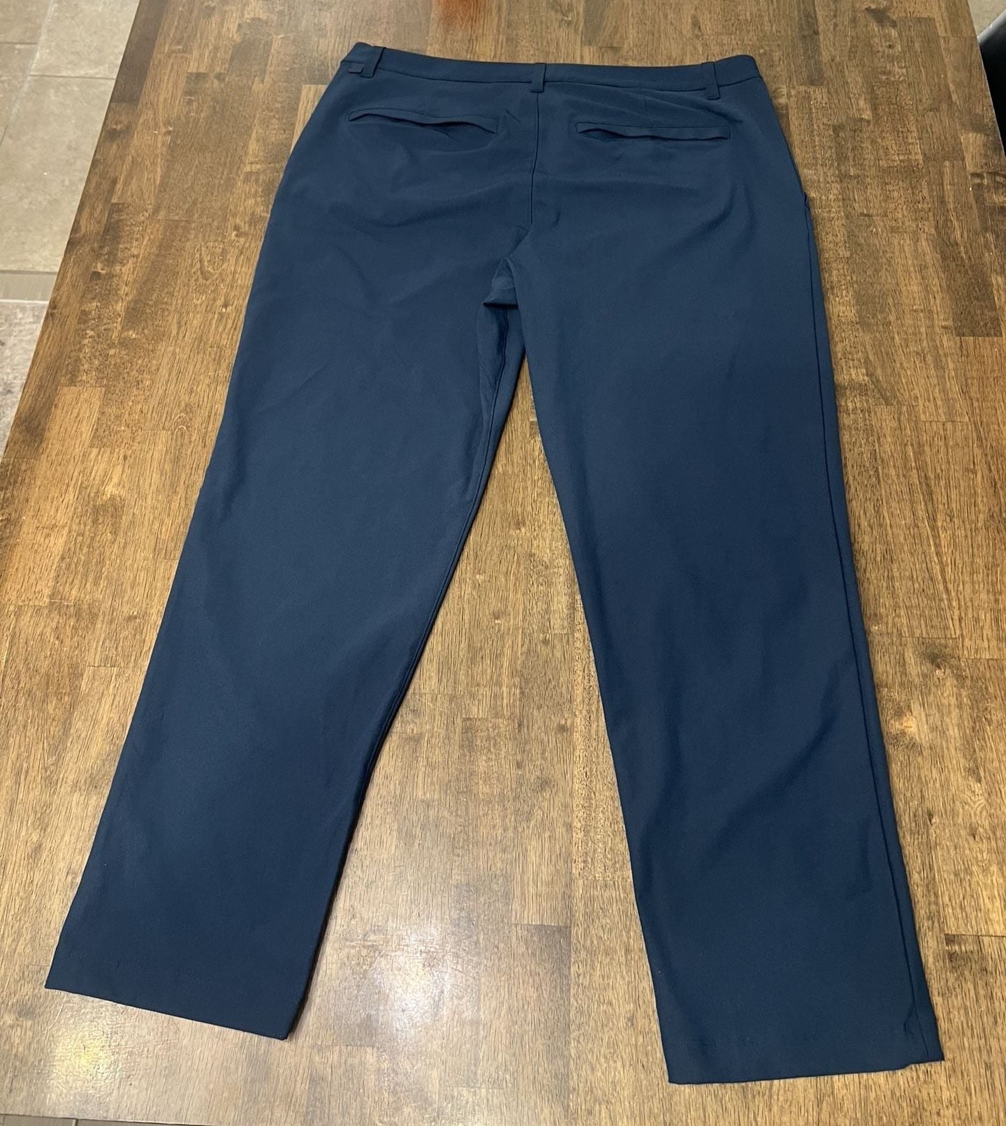 Lululemon ABC Pants Size 35 Blue Performance Casual Trousers NWOT 5