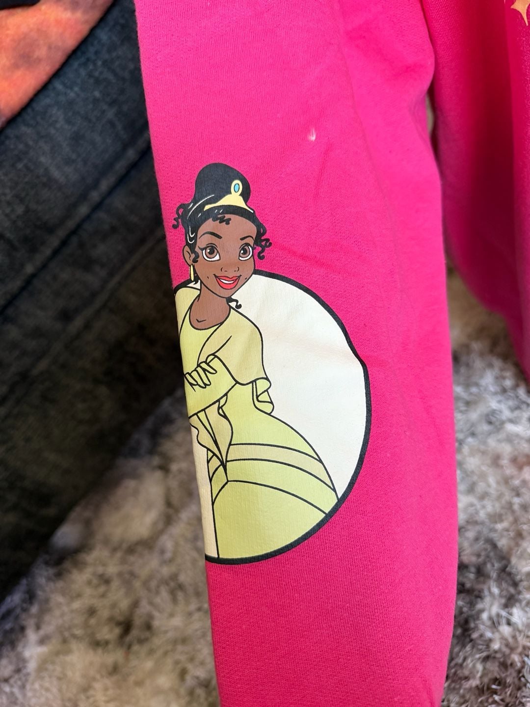 Disney 100 Princess Sweatshirt Size XL Pink Happily Ever After 6