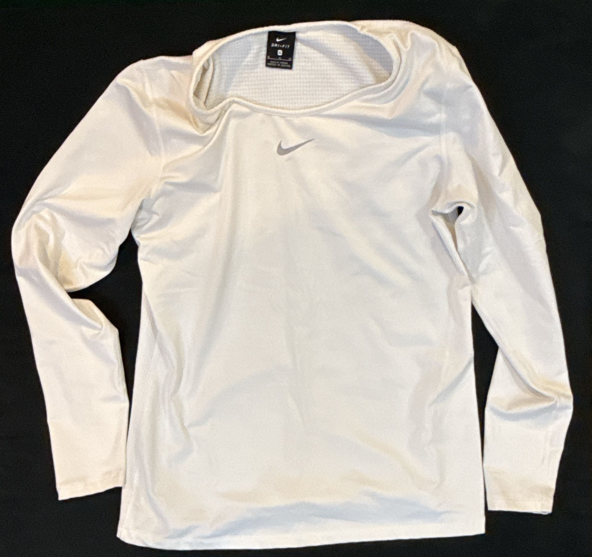 Nike Dri-FIT Long Sleeve Top Size XL White 2