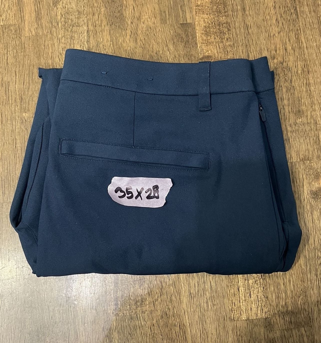 Lululemon ABC Pants Size 35 Blue Performance Casual Trousers NWOT 8