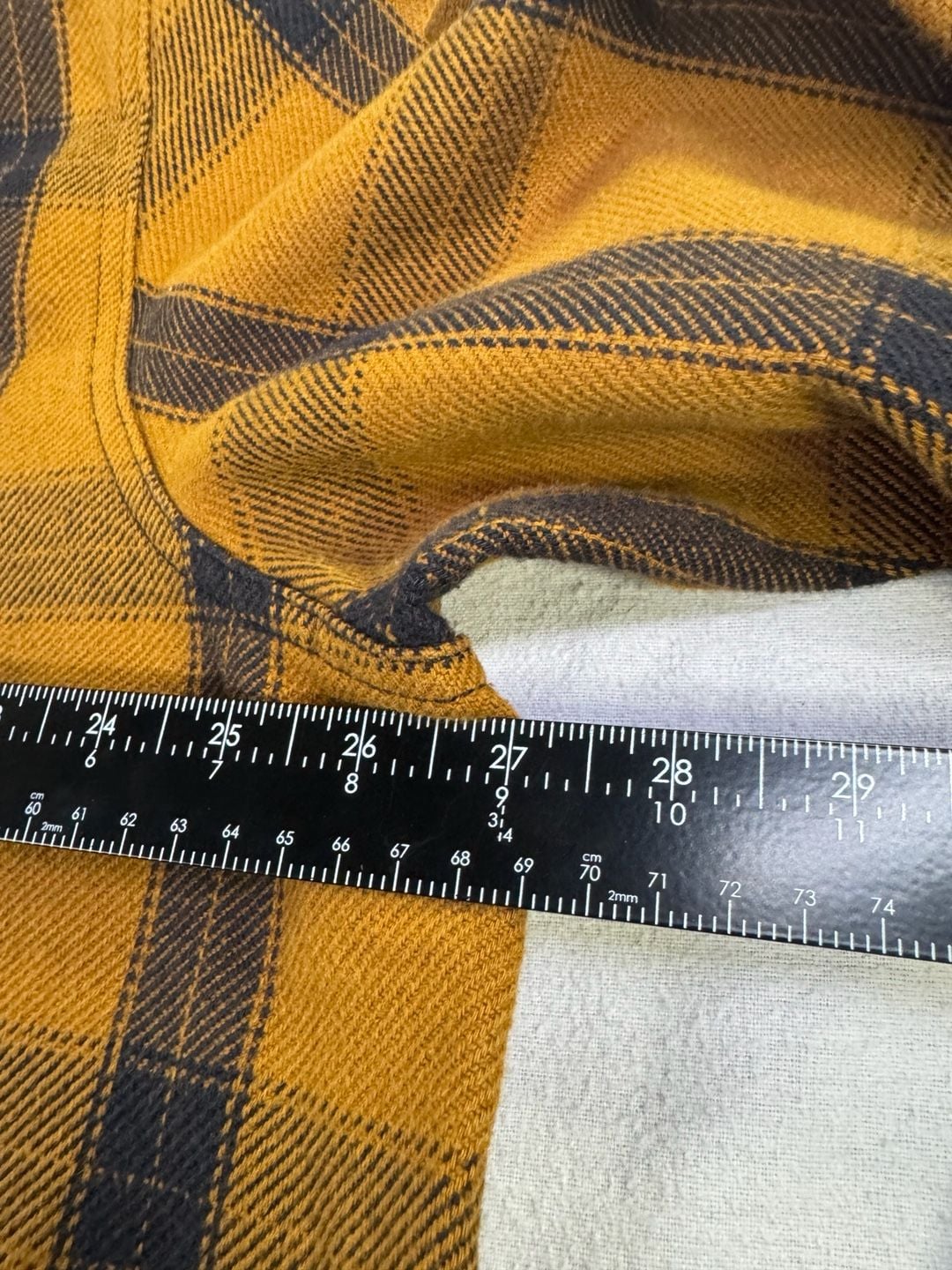 Carhartt Plaid Flannel Shirt Size XXL Loose Fit Brown 8