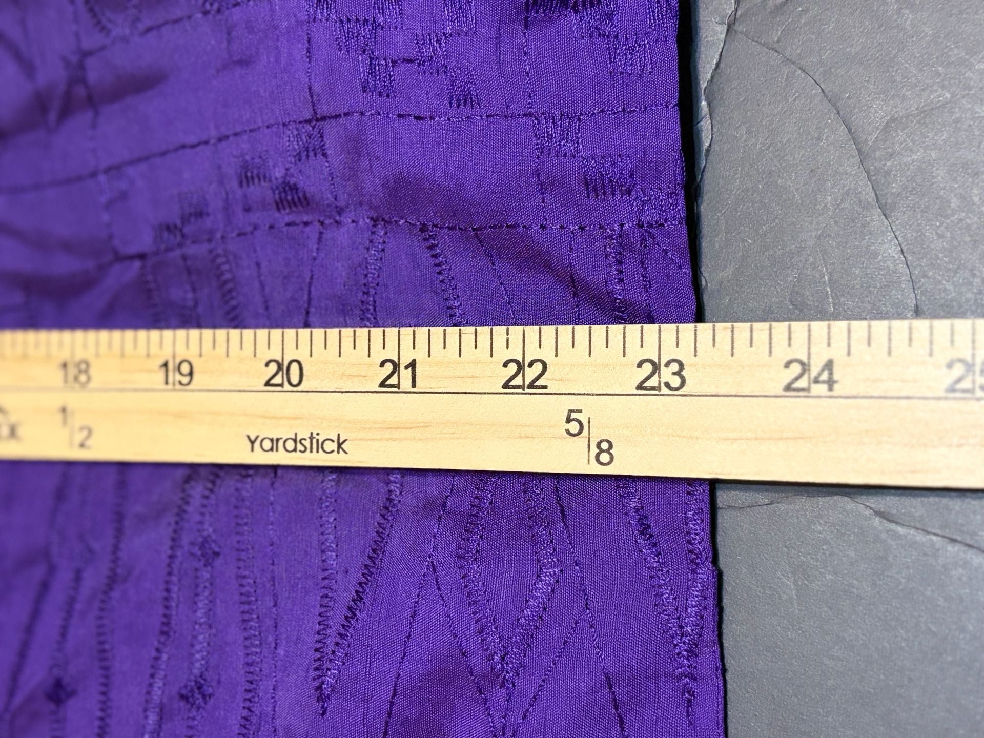 Chico's Silk Blazer Size 1 Purple Textured Open Front Jacket 6