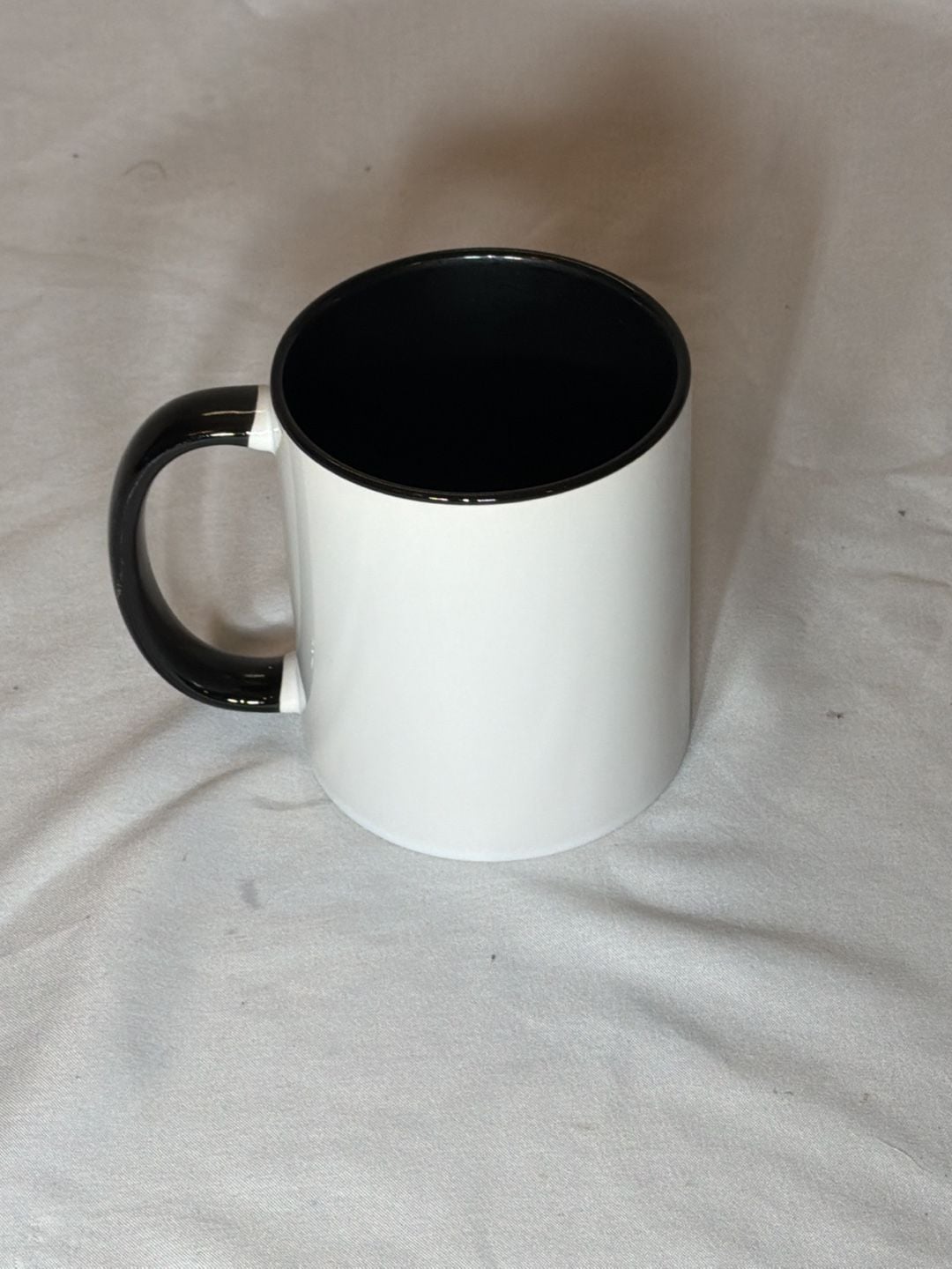 Unbranded Cute Bunny Rabbit Illustration Coffee Mug Black Interior 3