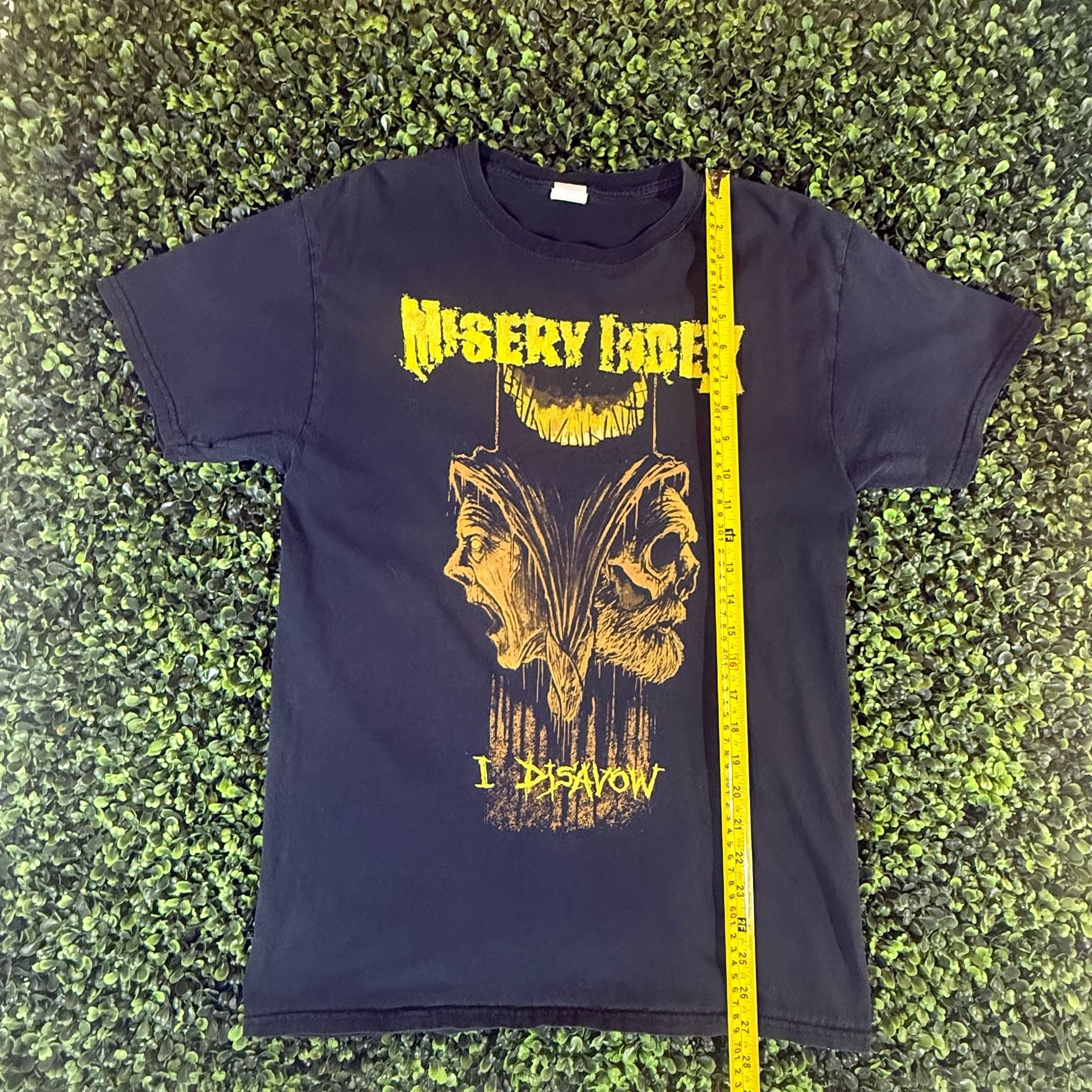 Fruit of the Loom Misery Index I Disavow T-Shirt Size M Black 7