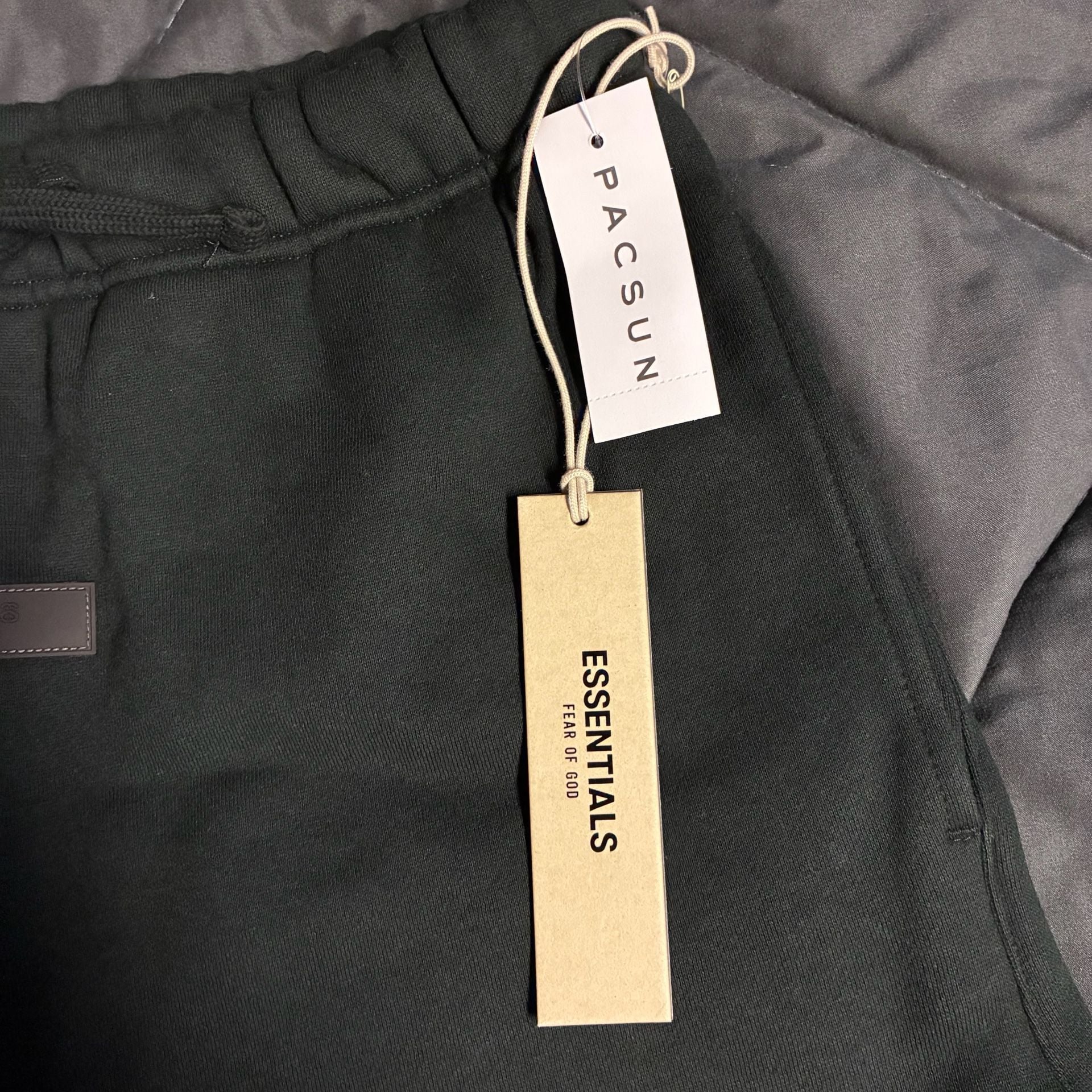 Essentials Fear of God Fleece Shorts SML Size Black Pacsun 5