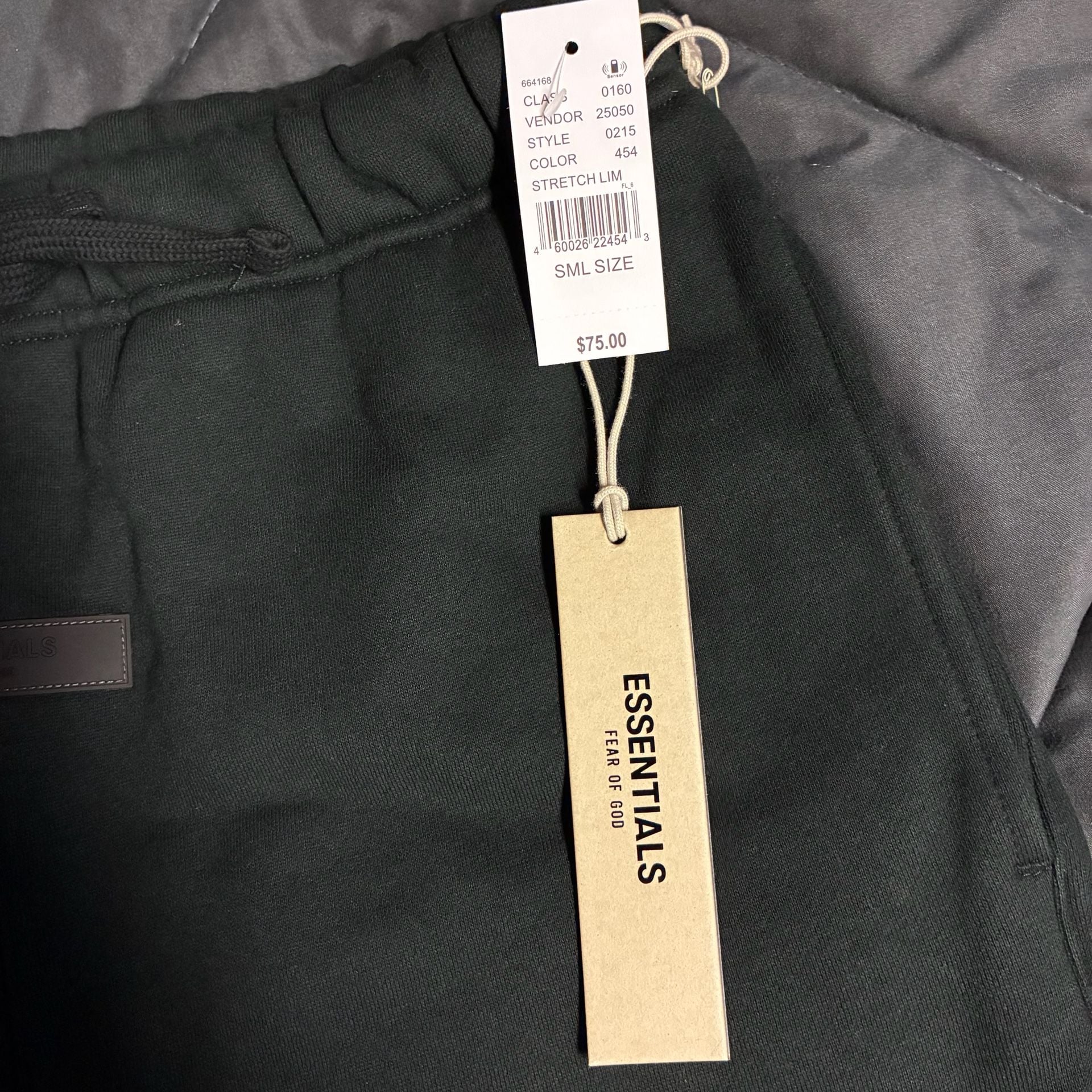 Essentials Fear of God Fleece Shorts SML Size Black Pacsun 6