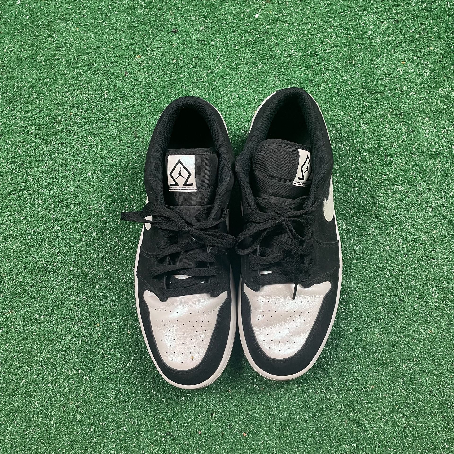 Nike Air Jordan 1 Low SE Diamond Size 12 Black White 4