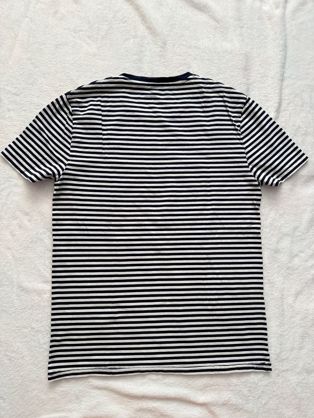 Polo Ralph Lauren Striped T-Shirt Size L Navy White Cotton 4