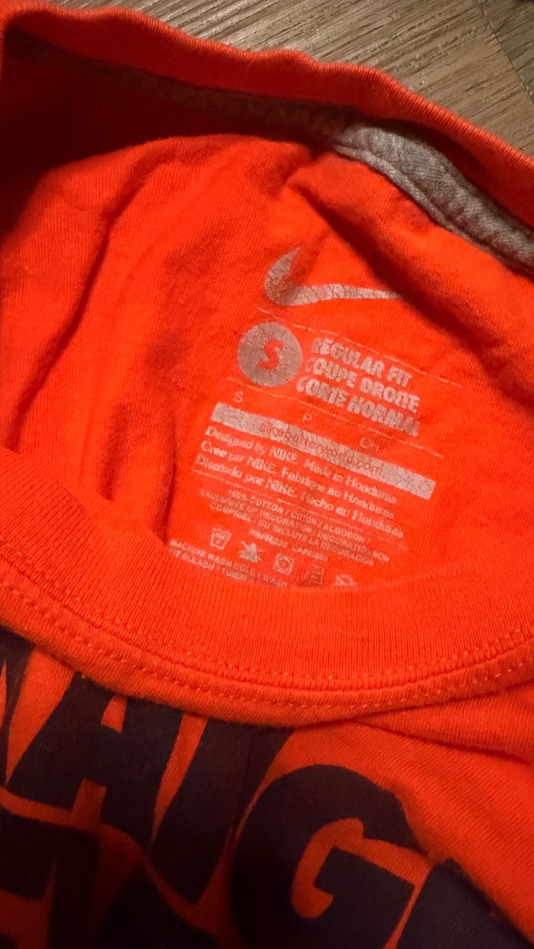 Nike Syracuse Orange Never Stop T-Shirt Orange 8