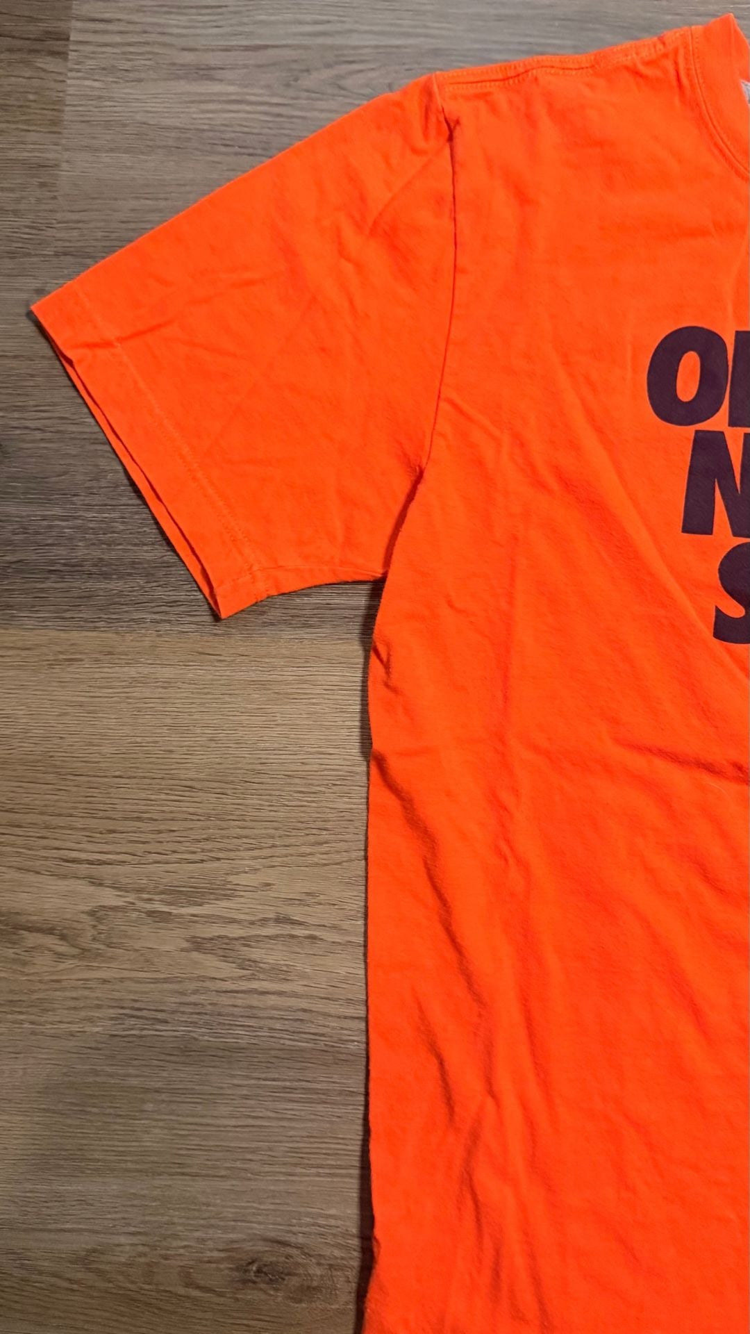 Nike Syracuse Orange Never Stop T-Shirt Orange 5