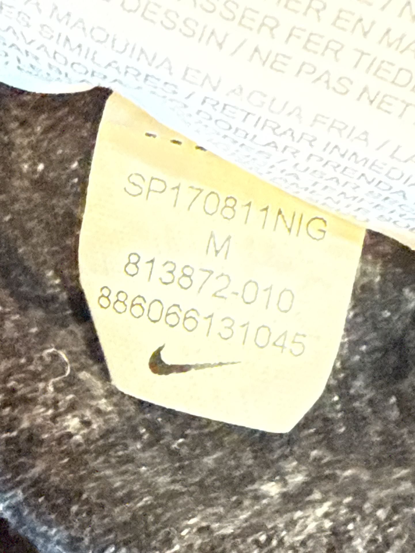 Nike Gym Vintage Full-Zip Hoodie Size M Dark Gray Heather 4