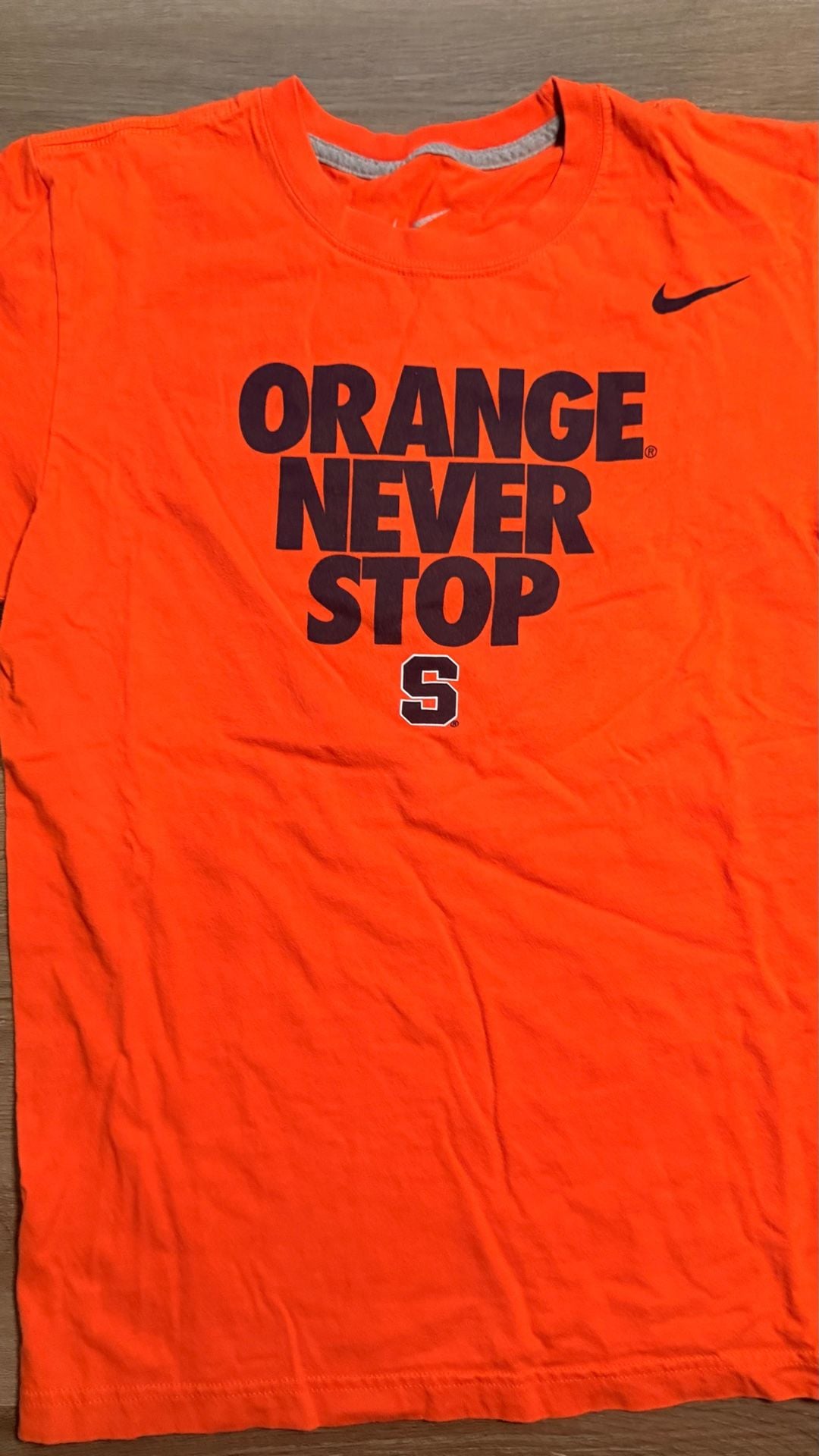 Nike Syracuse Orange Never Stop T-Shirt Orange 2