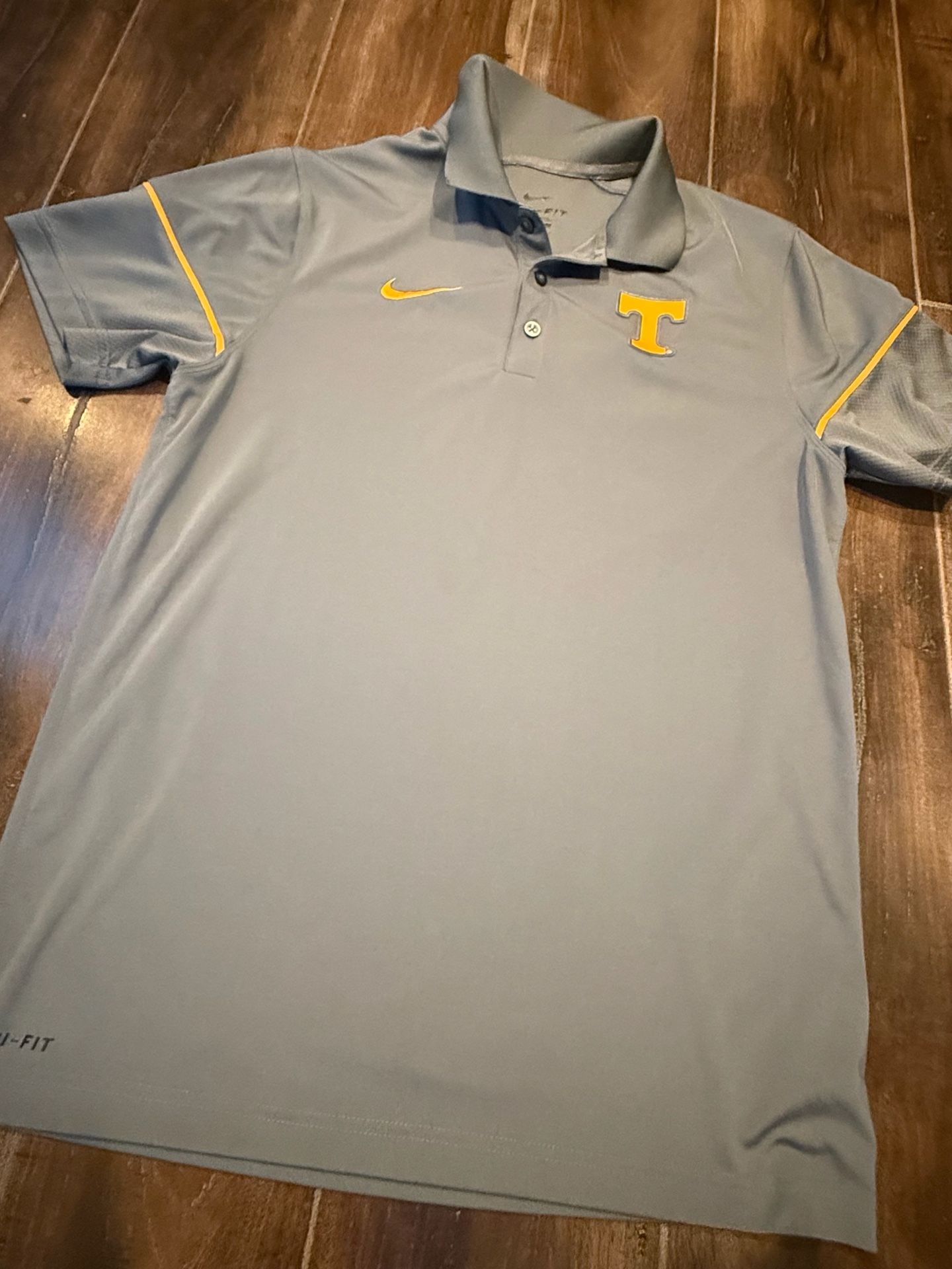 Nike Tennessee Volunteers Dri-FIT Polo Size S Gray College Golf 3