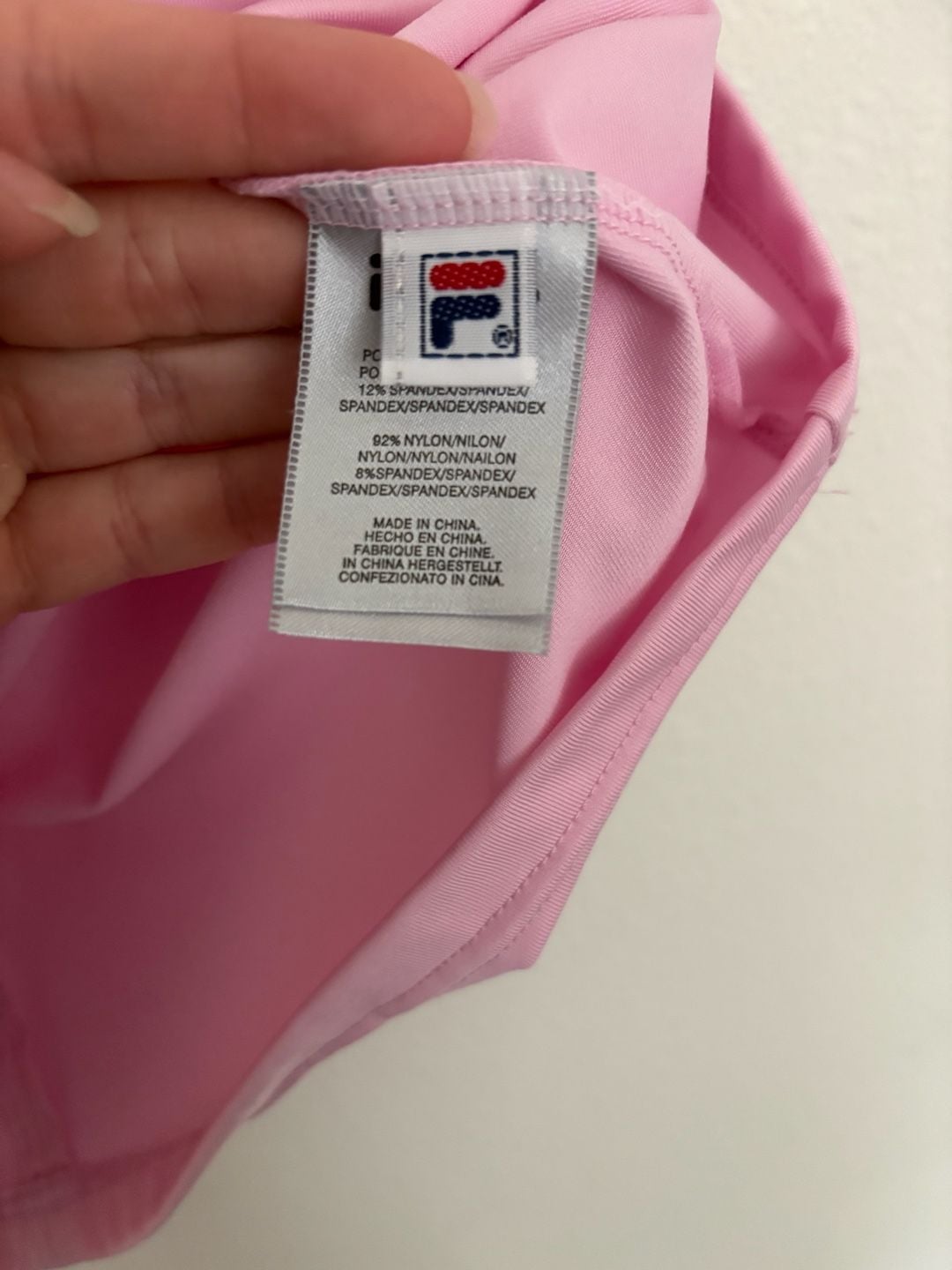 Fila Tank Top Size L Pink Athletic Activewear 7