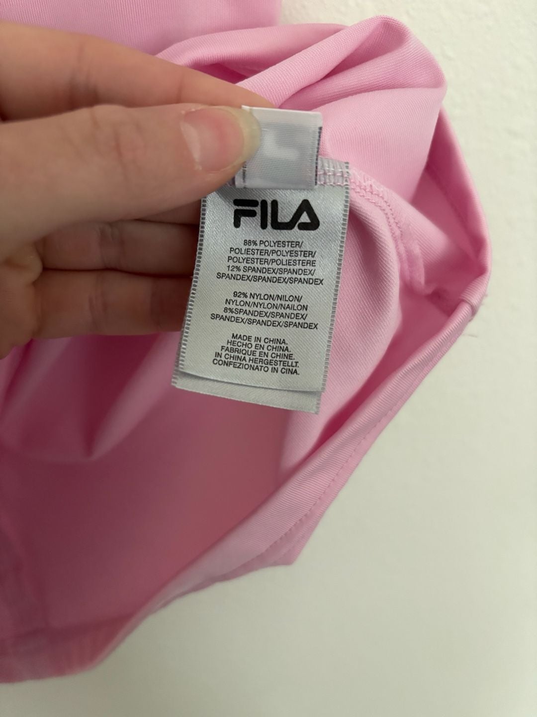 Fila Tank Top Size L Pink Athletic Activewear 8