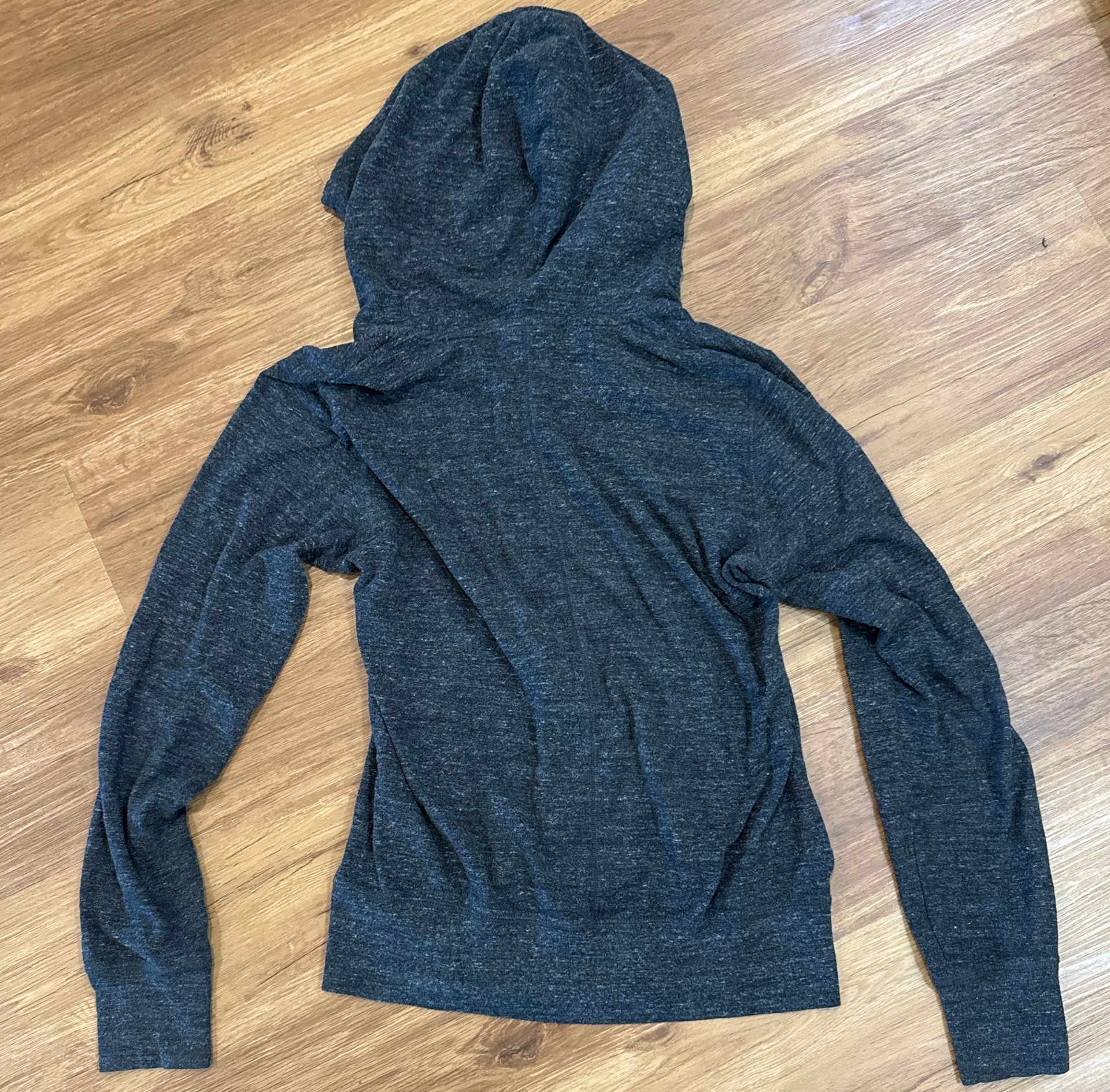 Nike Gym Vintage Full-Zip Hoodie Size M Dark Gray Heather 5
