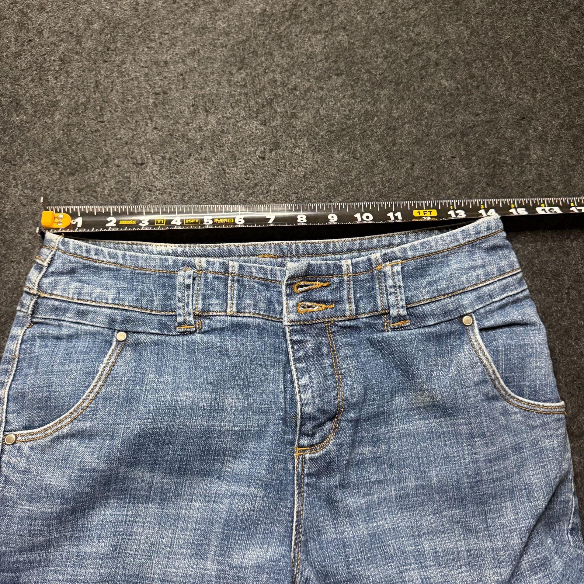 Lee Flare Jeans Size 6 Medium Wash Denim 10