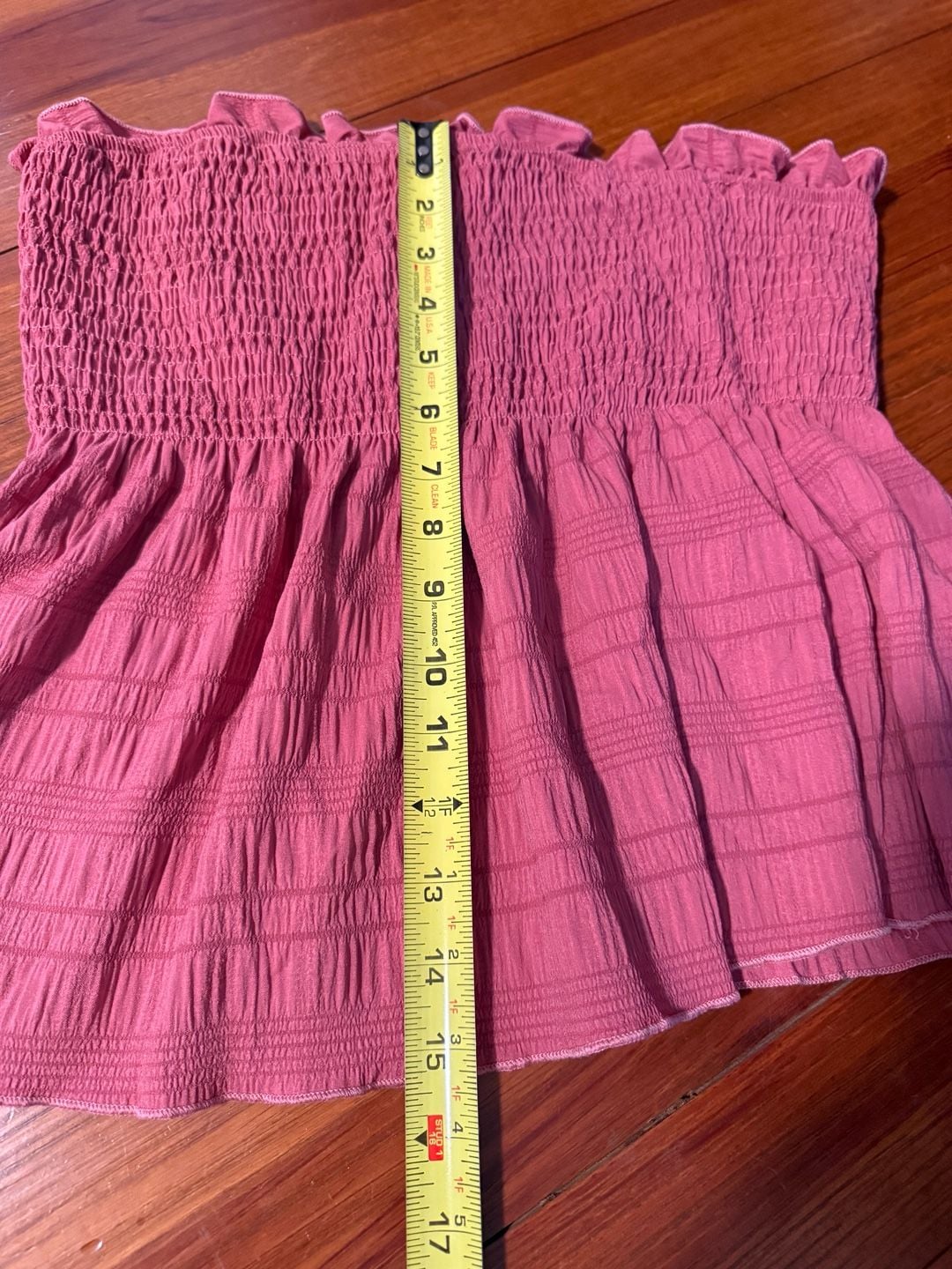 Shein Shirred Strapless Top Size Med, lot of 2 Tube Tops 6