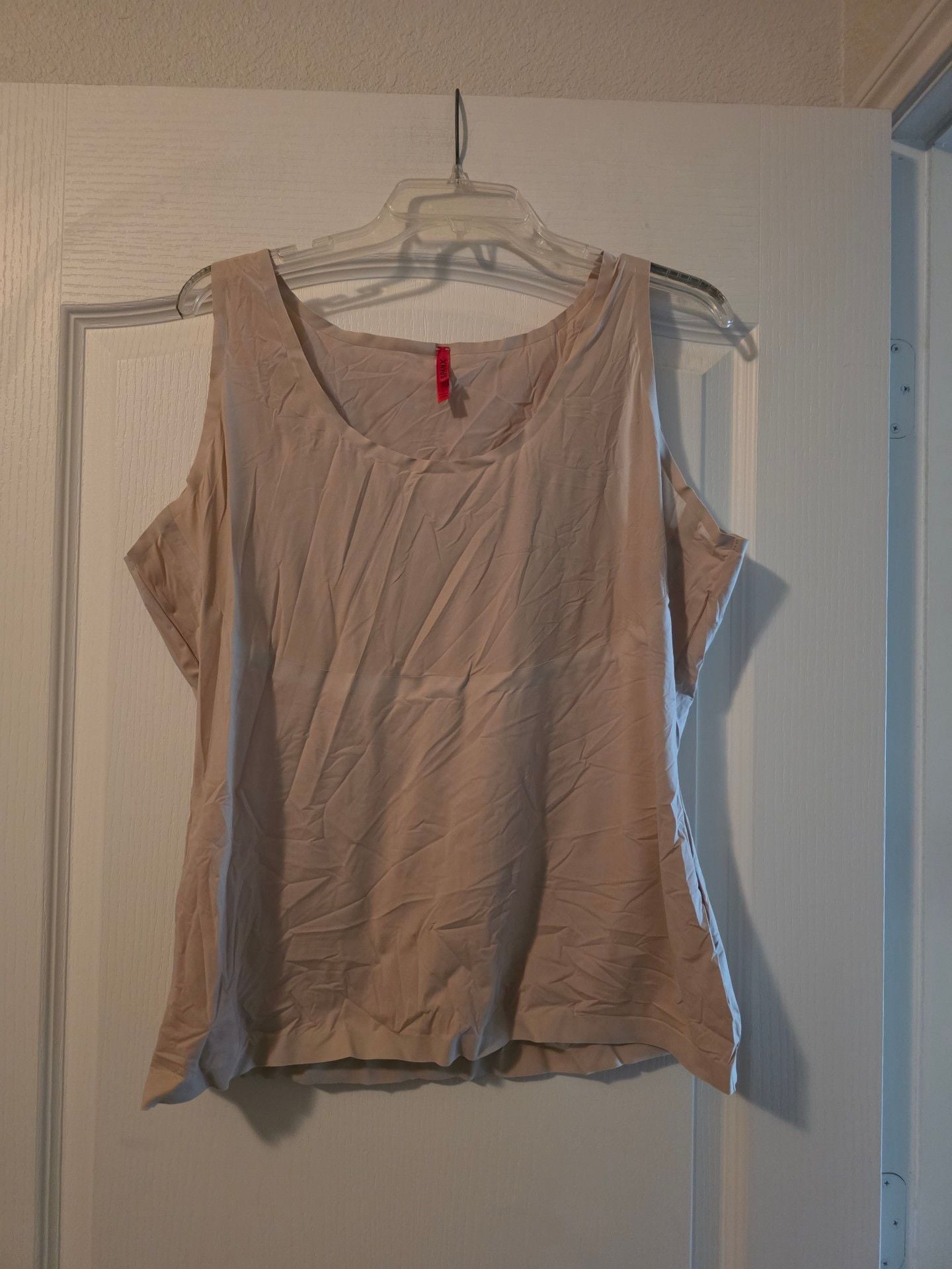 NWOT Spanx Tank Top Size 3X Nude Seamless Shaping Cami Thin-Stincts 1