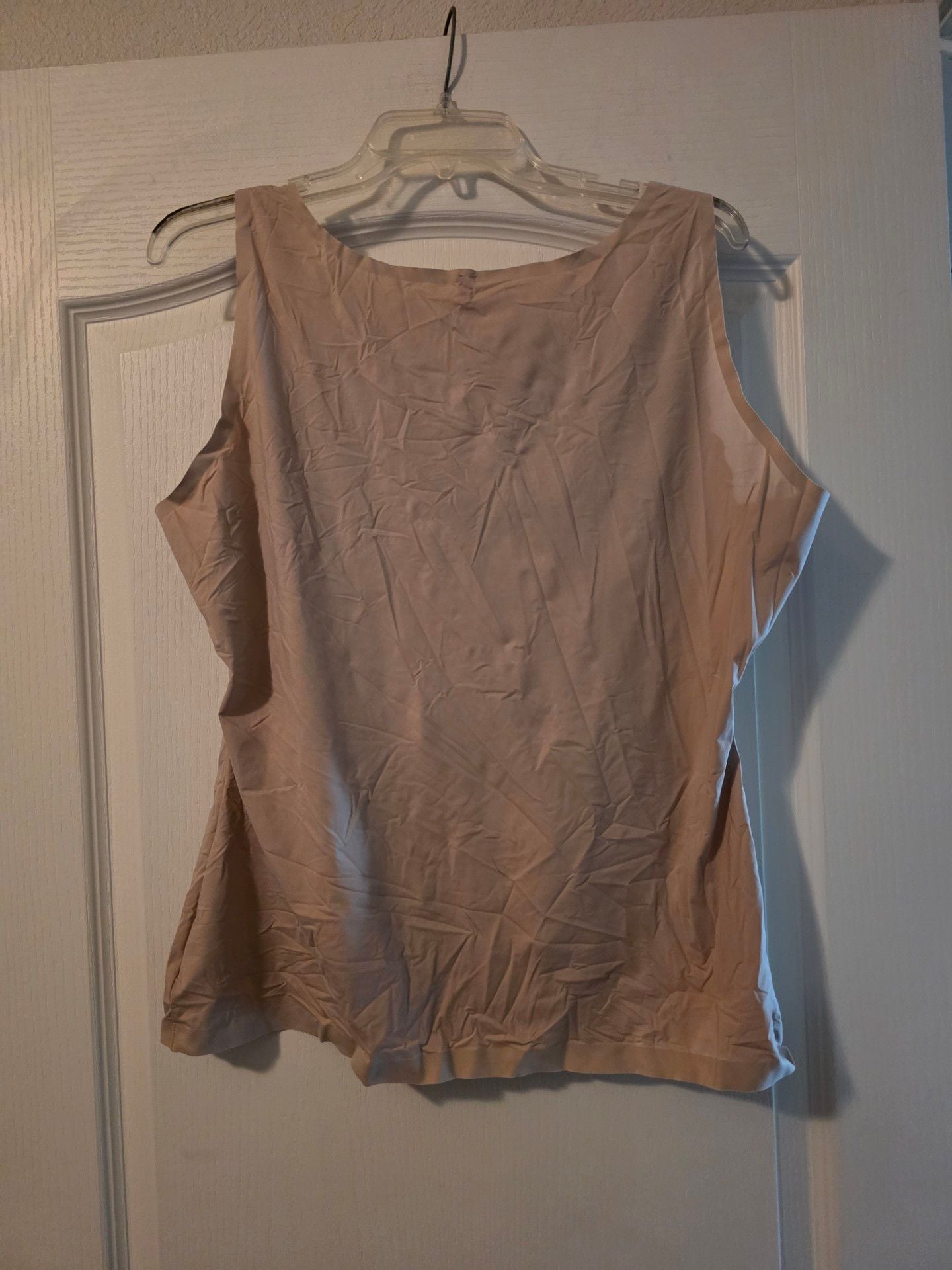 NWOT Spanx Tank Top Size 3X Nude Seamless Shaping Cami Thin-Stincts 2