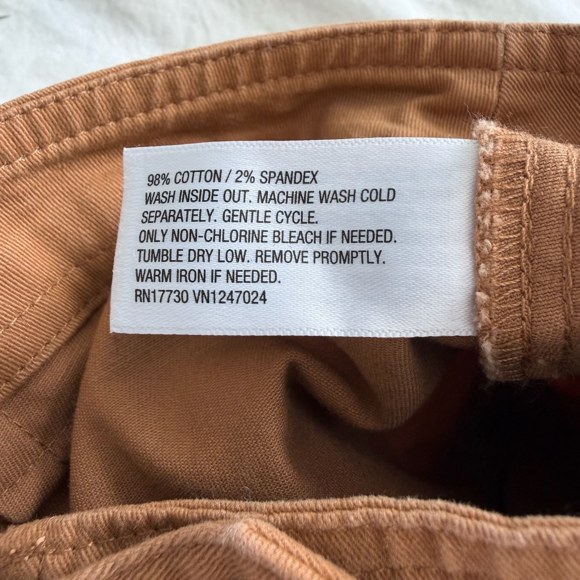 Wild Fable Brown Cargo Utility Zip Front Skirt Size 8 5