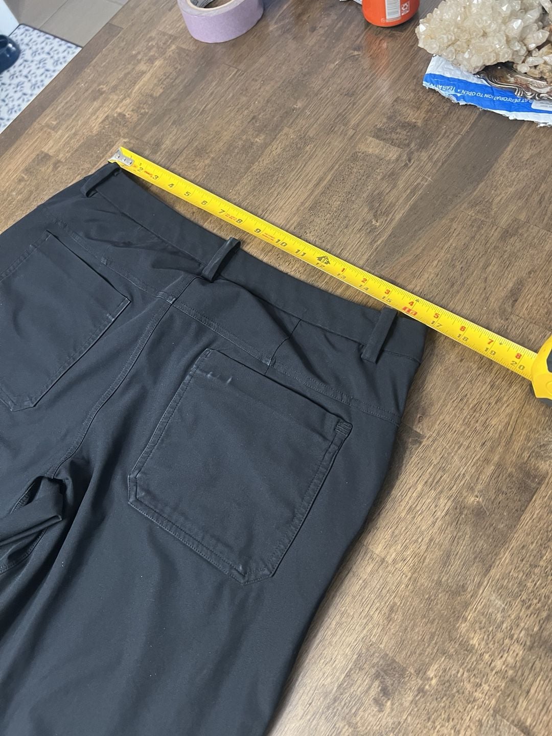 Lululemon ABC Pants 36x31 Black Stretch Tech Fabric Casual Trousers 4