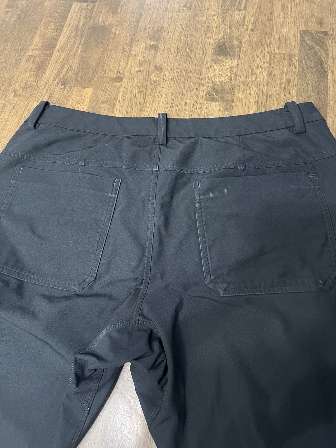 Lululemon ABC Pants 36x31 Black Stretch Tech Fabric Casual Trousers 6