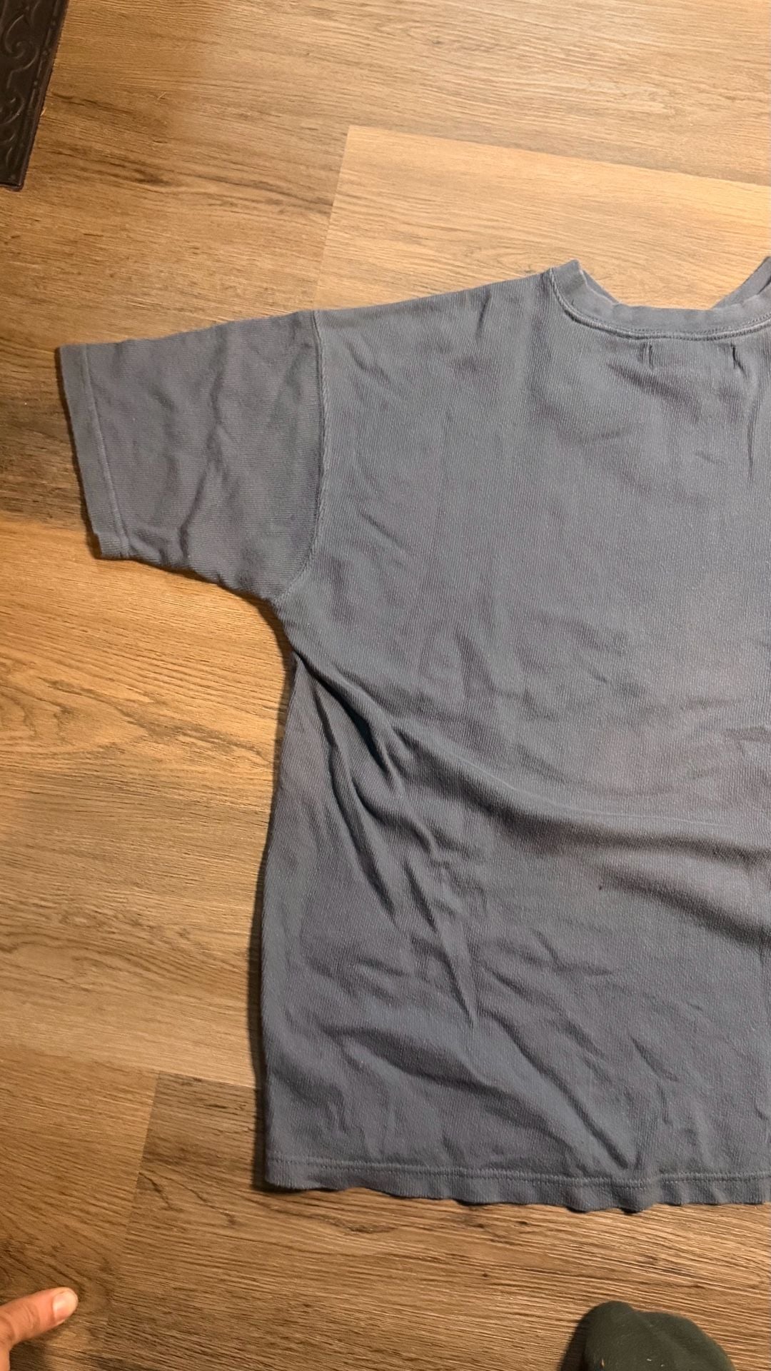 River Trader Thermal T-Shirt Size S Blue V-Neck Cotton 7