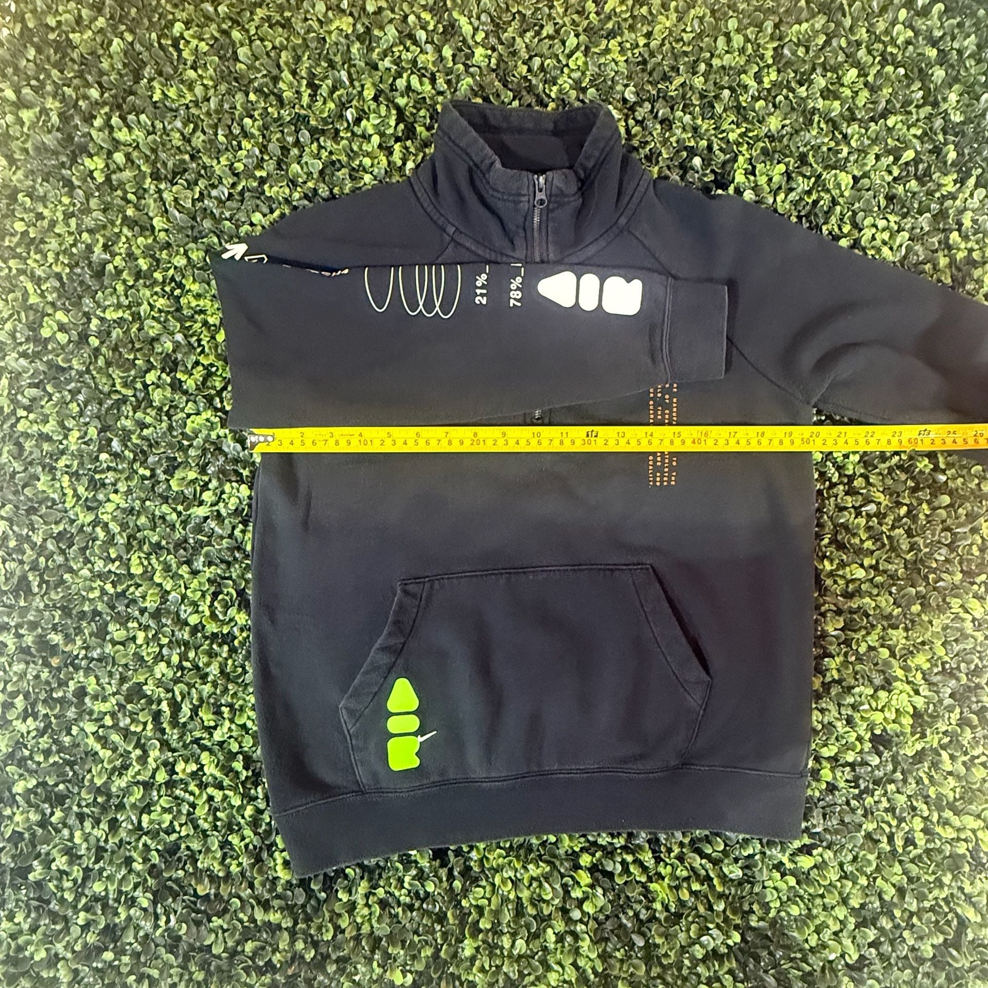Nike Air 1/4-Zip Pullover Sweatshirt Black 6