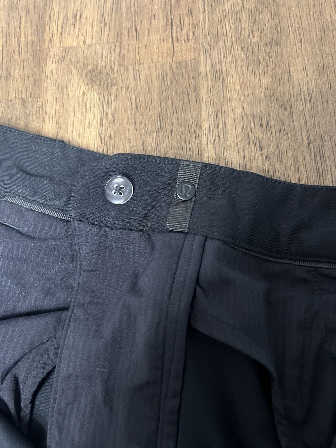 Lululemon ABC Pants 36x31 Black Stretch Tech Fabric Casual Trousers 7