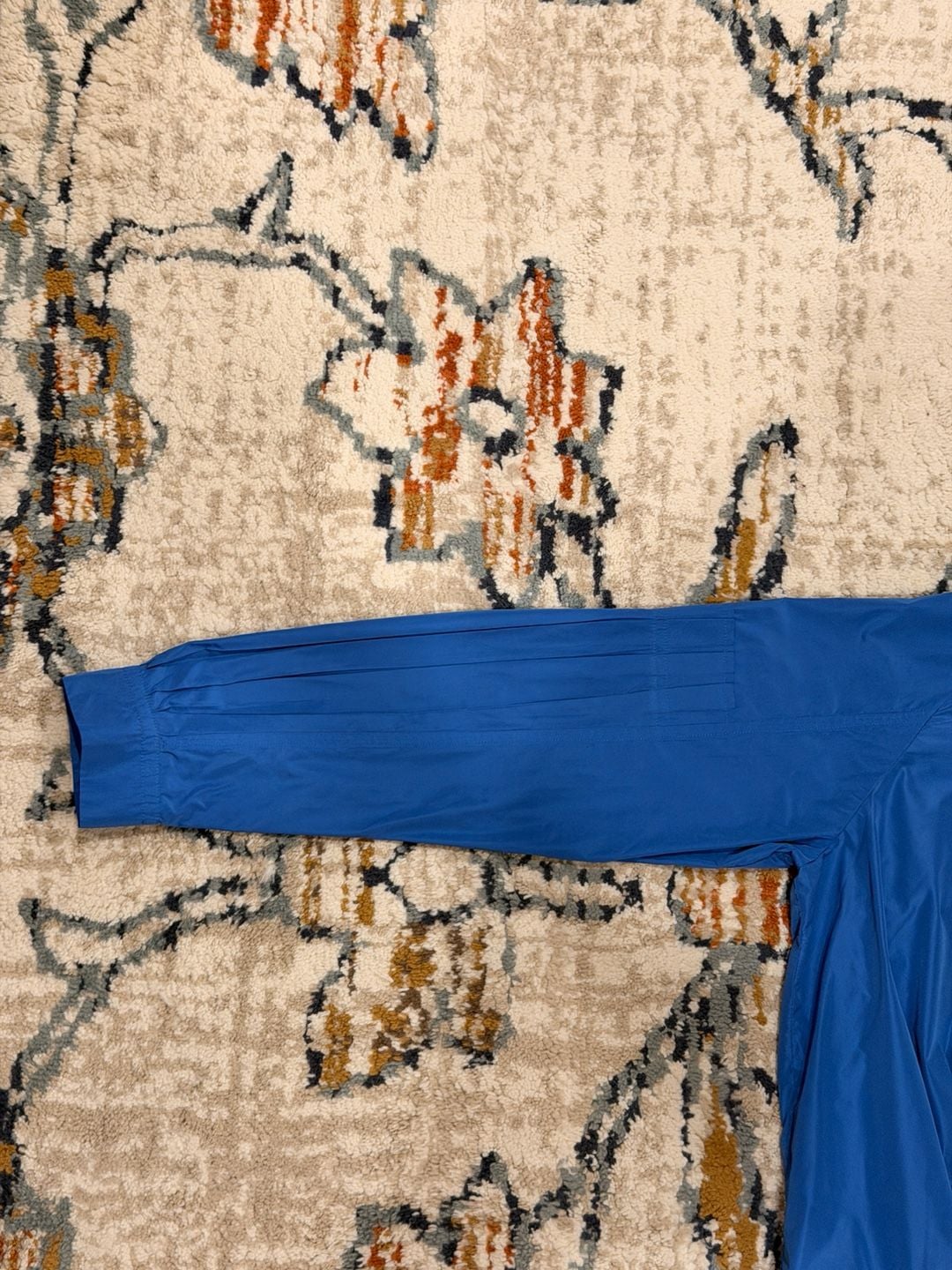 Odeeh Blue Funnel Neck Long Sleeve Blouse Shirt Size42 6