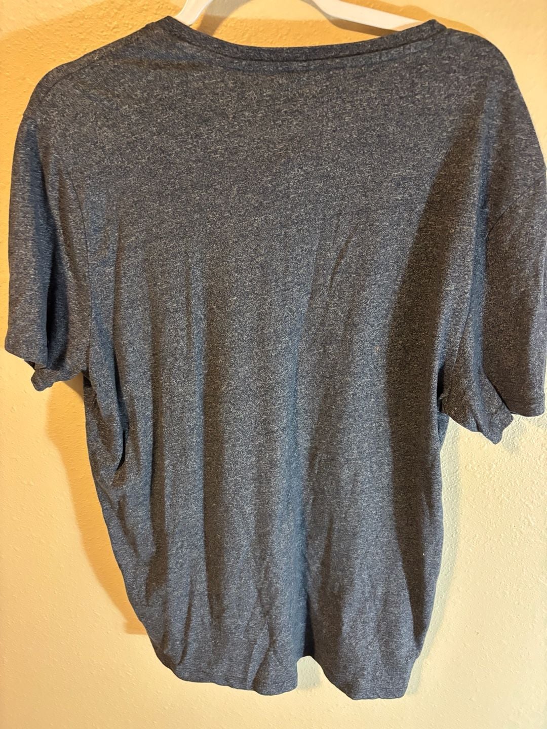 Old Navy Textured Henley Tee Size XL Blue Short Sleeve 3