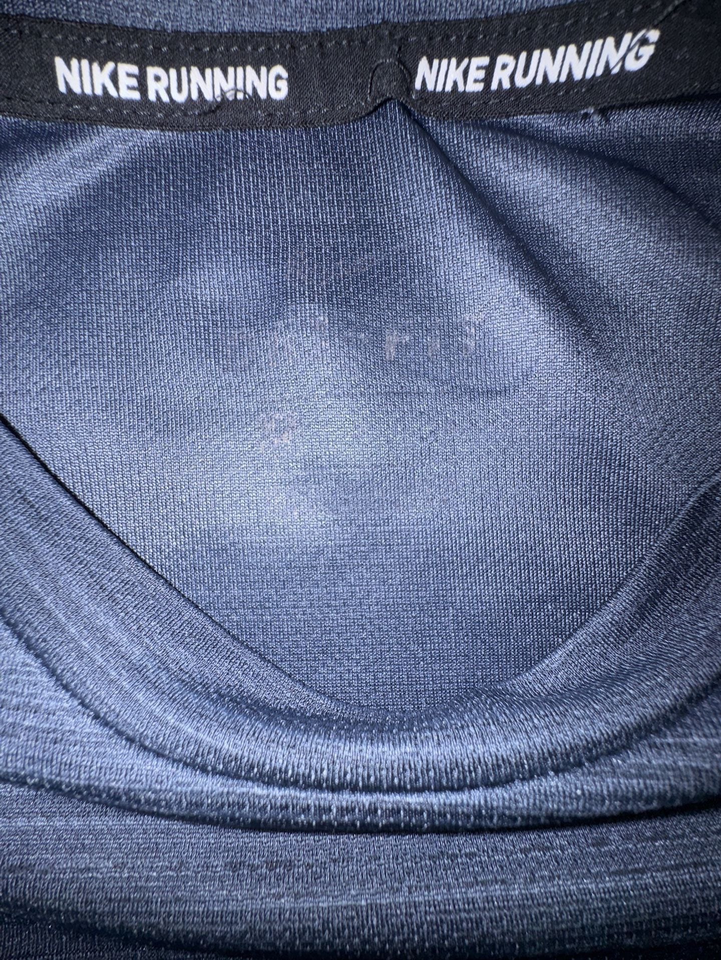Nike Running Shirt Blue Striped Athletic T-Shirt 4