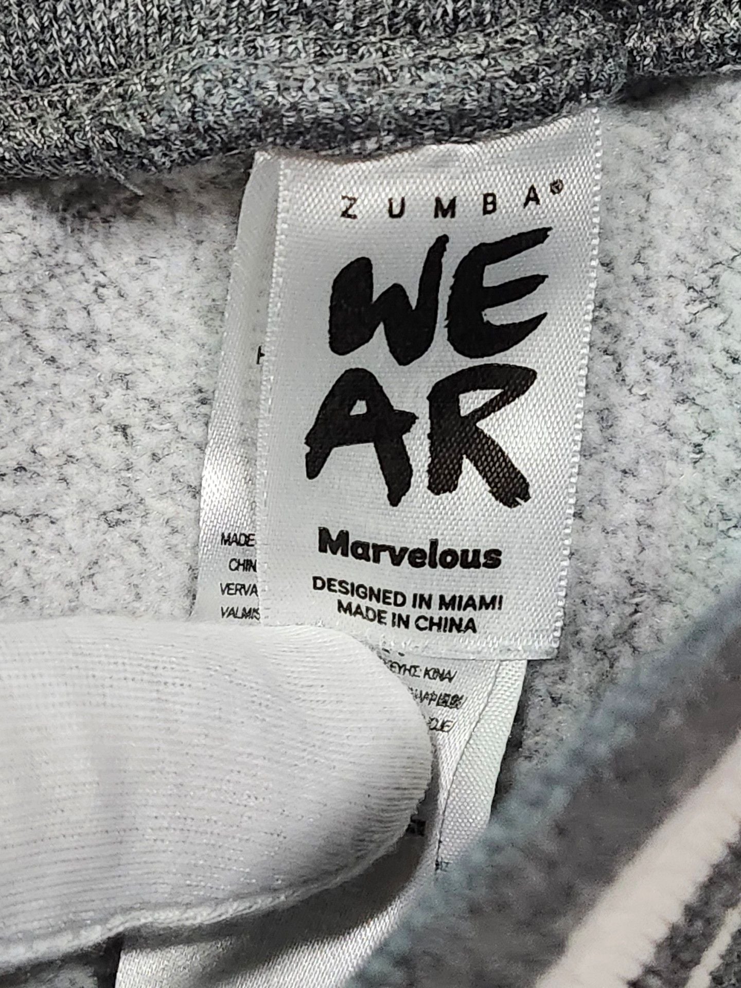 Zumba Sweatpants Gray Joggers 5