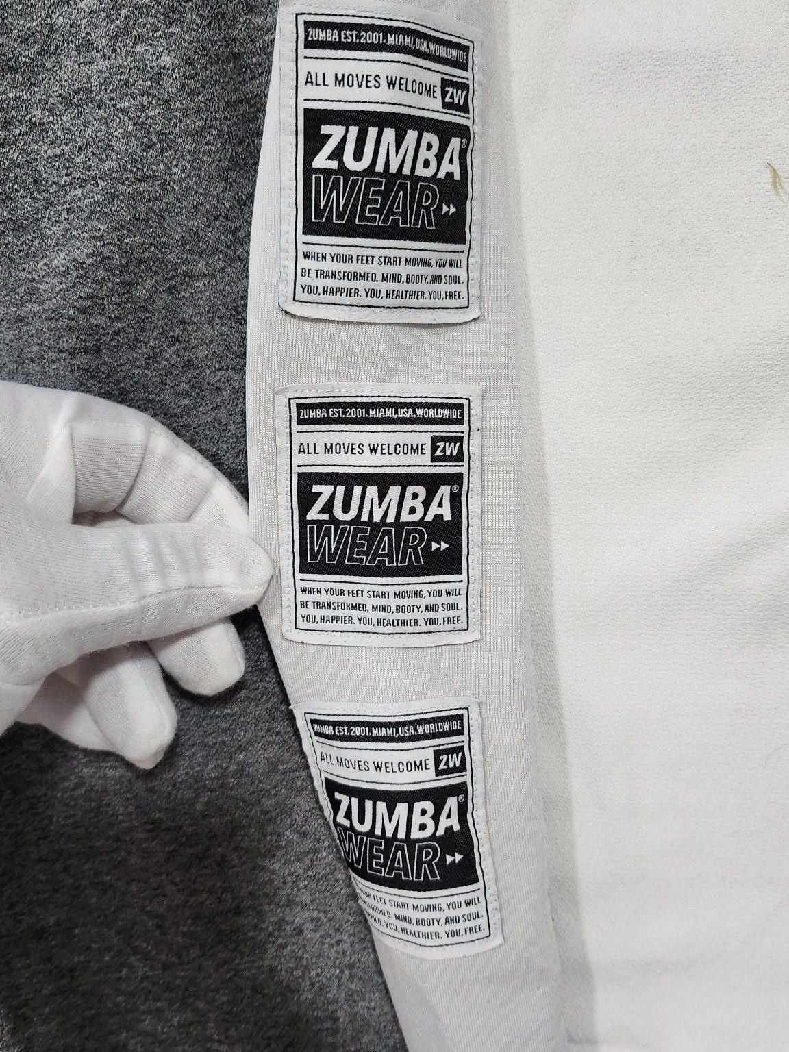 Zumba Sweatpants Gray Joggers 4