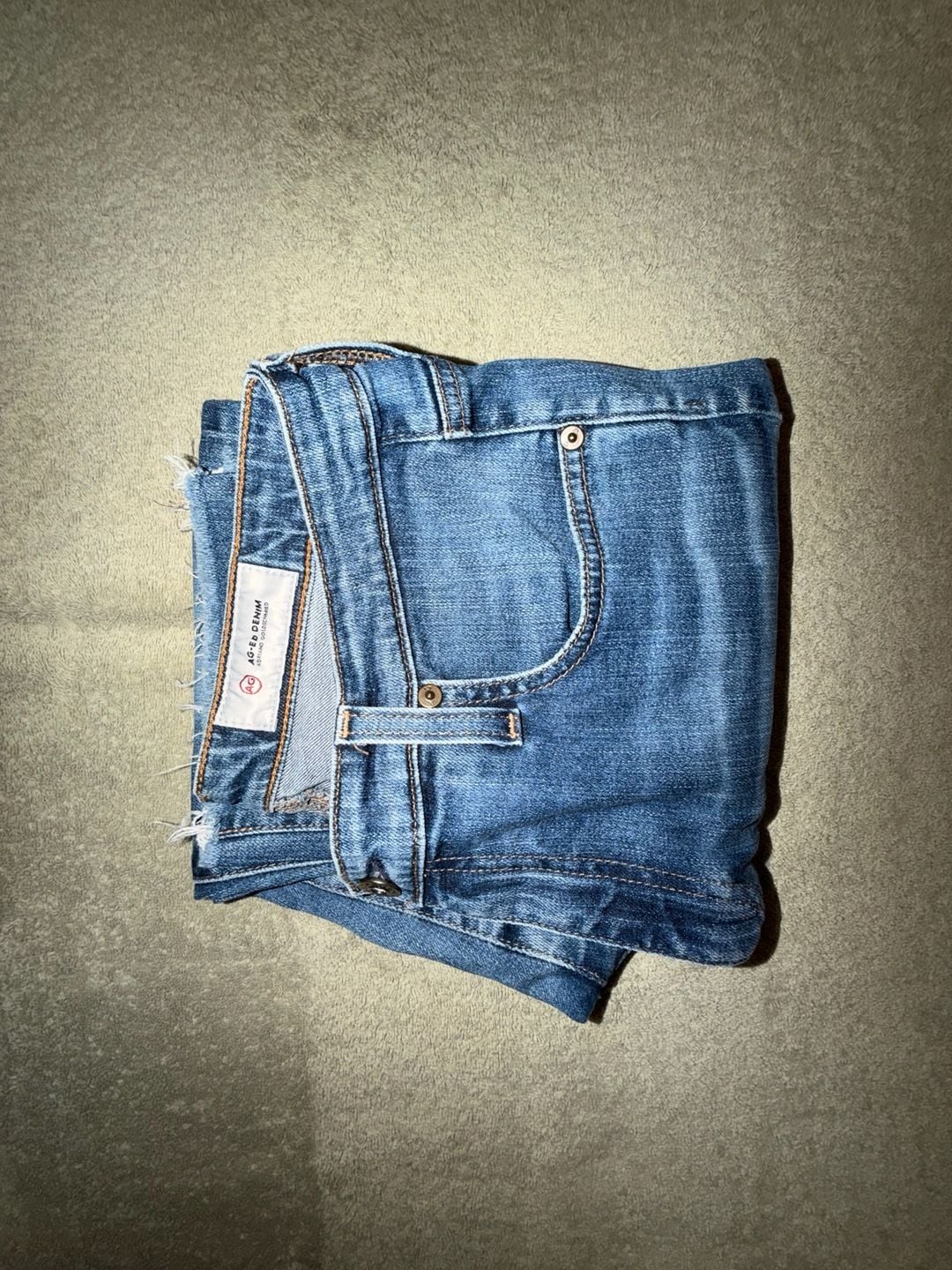 AG Adriano Goldschmied Isabelle Jeans Size 30R Straight Crop 14