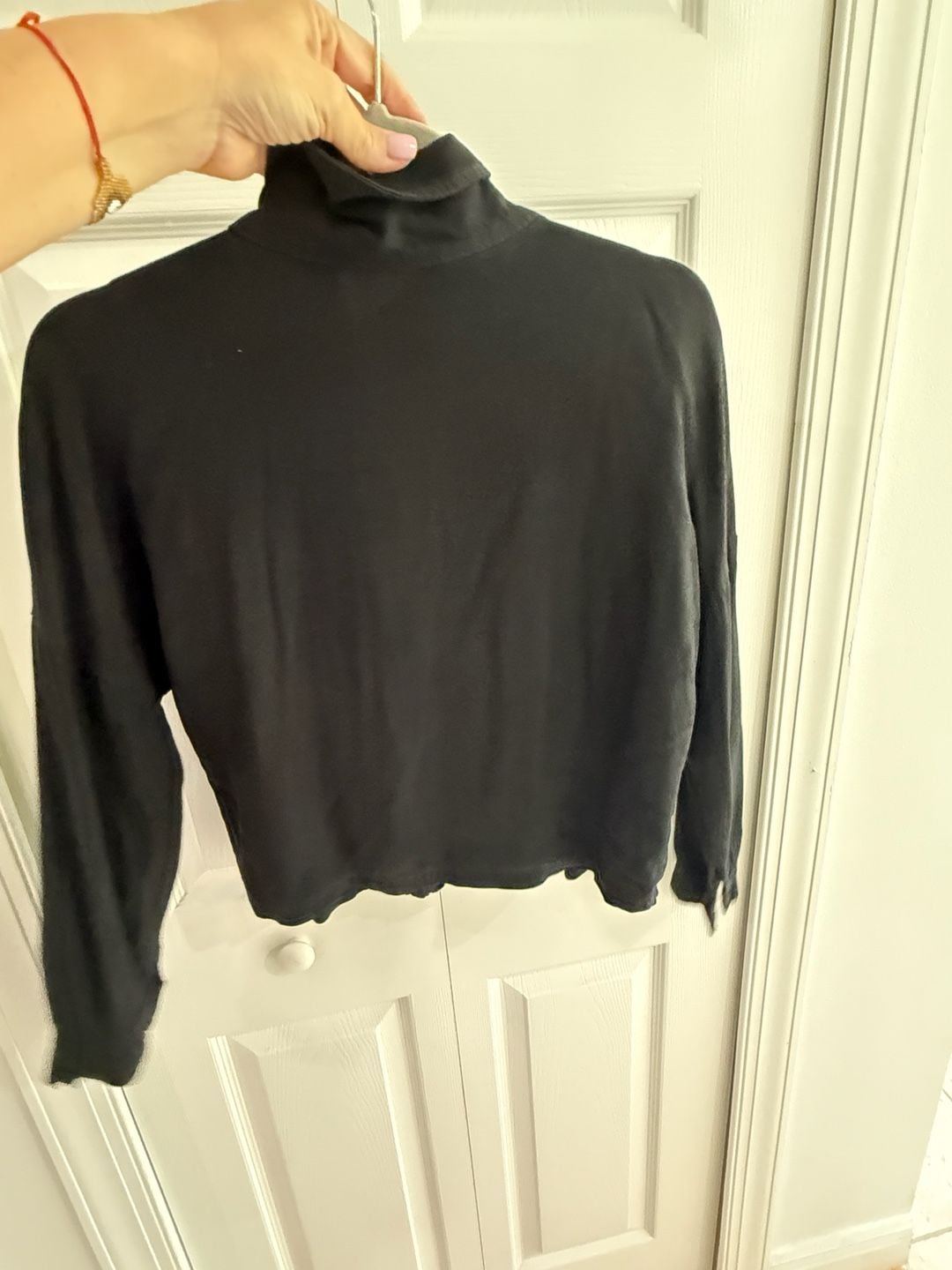 Crop black Jacket 4
