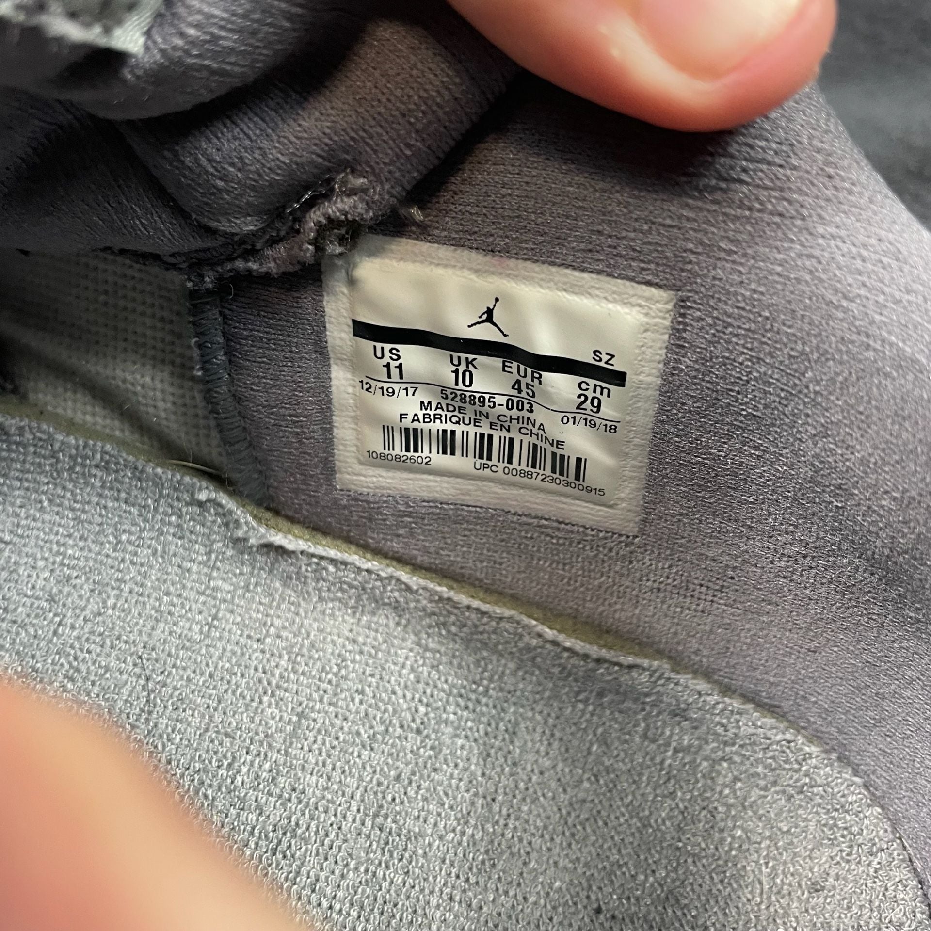 Jordan Air Jordan 11 Retro Low Cool Grey 8