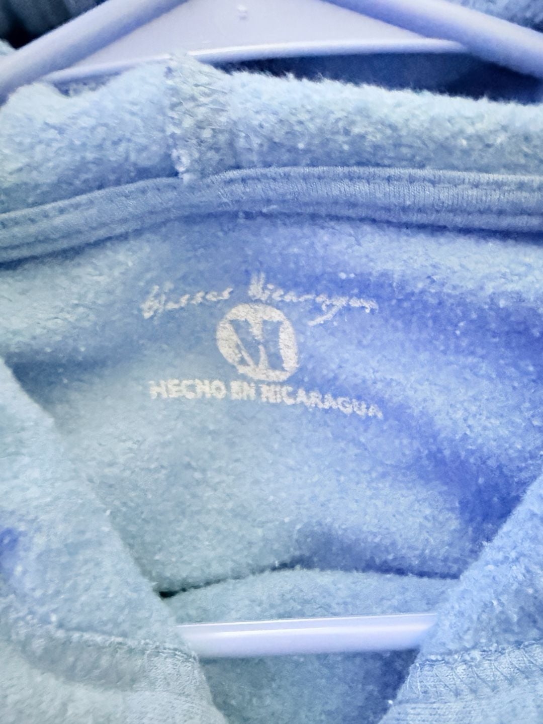 Besses Nicaragua Hoodie Size M Blue 1821 Graphic Pullover Sweatshirt 4