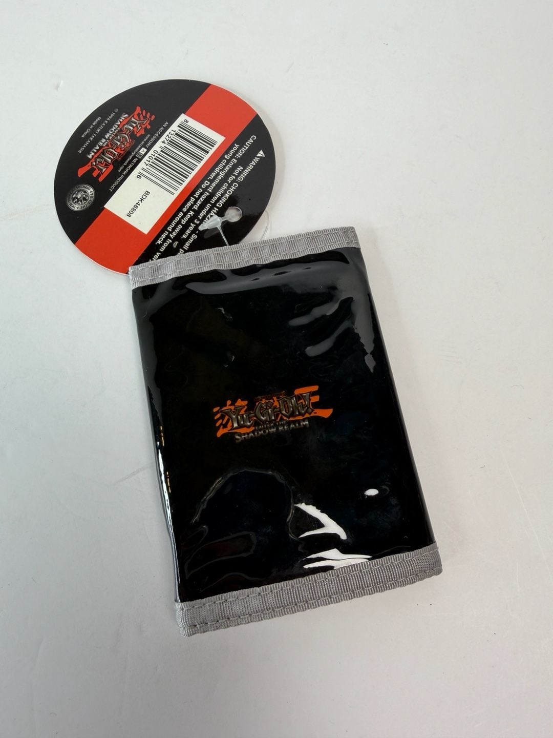 Vintage Yu-Gi-Oh! Enter The Shadow Realm Patent Wallet New Black Anime 3