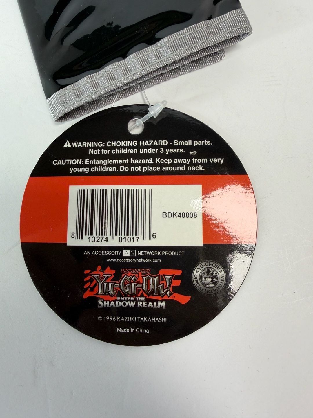 Vintage Yu-Gi-Oh! Enter The Shadow Realm Patent Wallet New Black Anime 4
