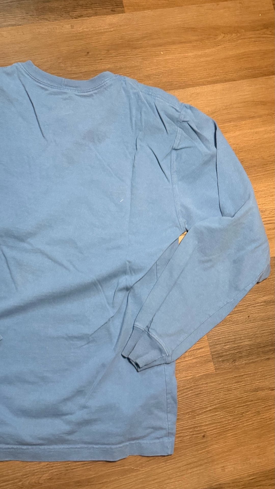 Carhartt Long Sleeve Pocket T-Shirt Size S Blue Original Fit 6