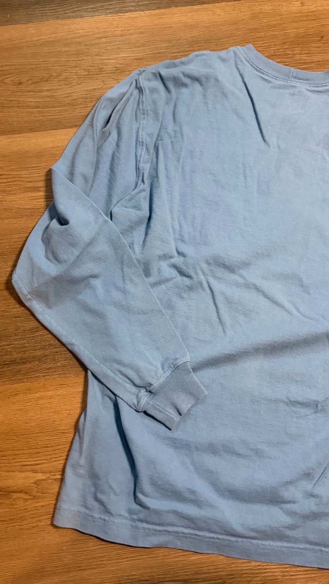 Carhartt Long Sleeve Pocket T-Shirt Size S Blue Original Fit 7