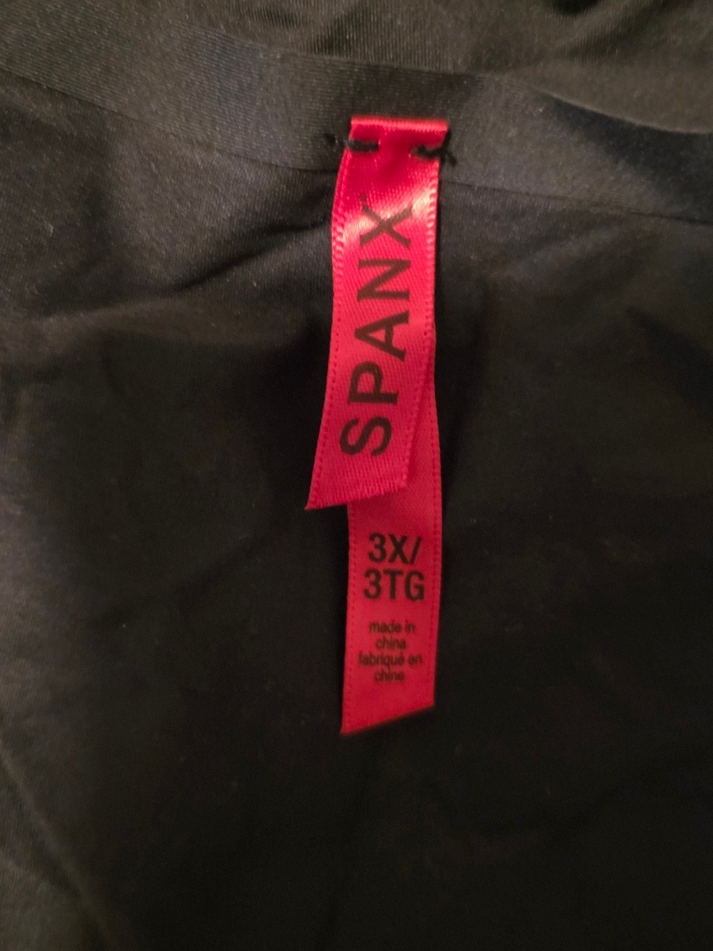 NWT Spanx Thin-Stincts Tank Top Size 3X Black Medium Slimming Cami $62 6
