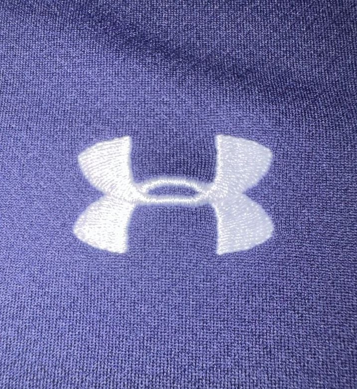 Under Armour HeatGear Polo Size XL Navy Blue Athletic Shirt 4