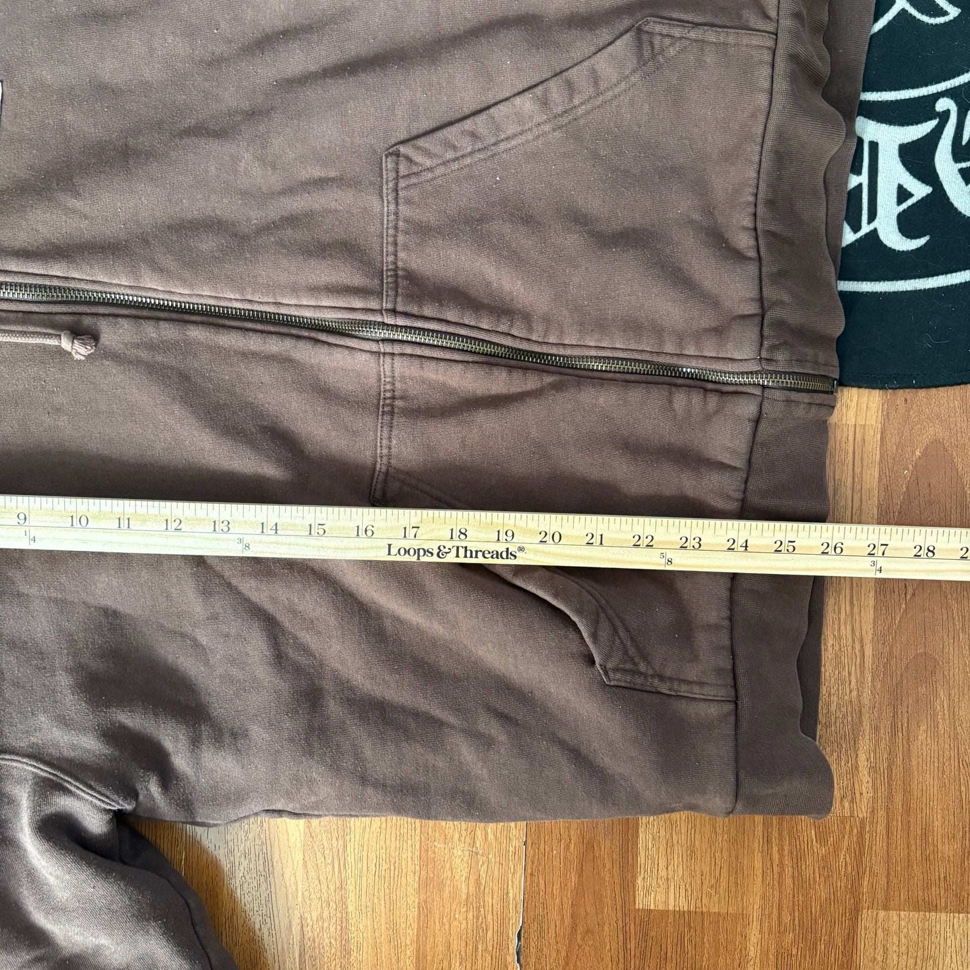 Vintage Quiksilver Heavyweight Sherpa Lined Full Zip Hoodie Brown M 8