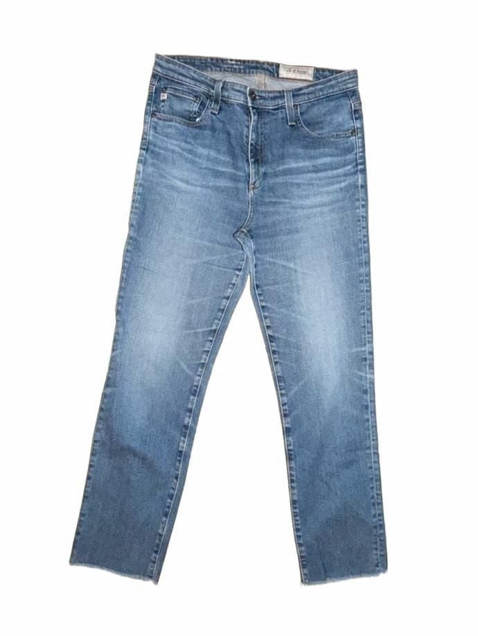 AG Adriano Goldschmied Isabelle Jeans Size 30R Straight Crop 2