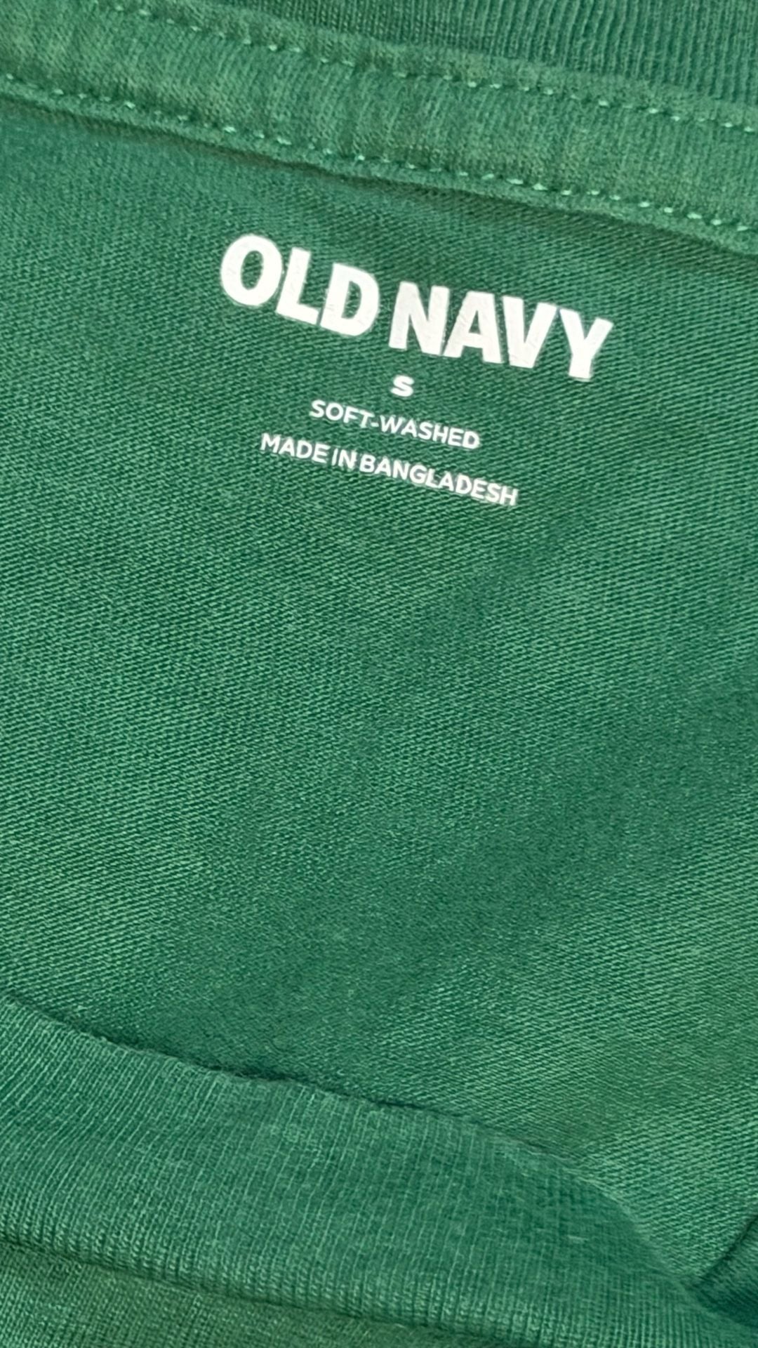 Old Navy Soft-Washed T-Shirt Size S Green Cotton Short Sleeve 3