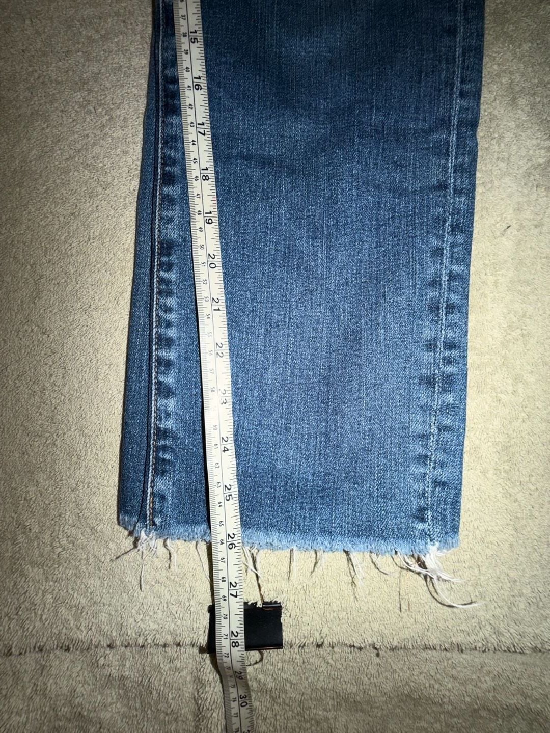AG Adriano Goldschmied Isabelle Jeans Size 30R Straight Crop 12